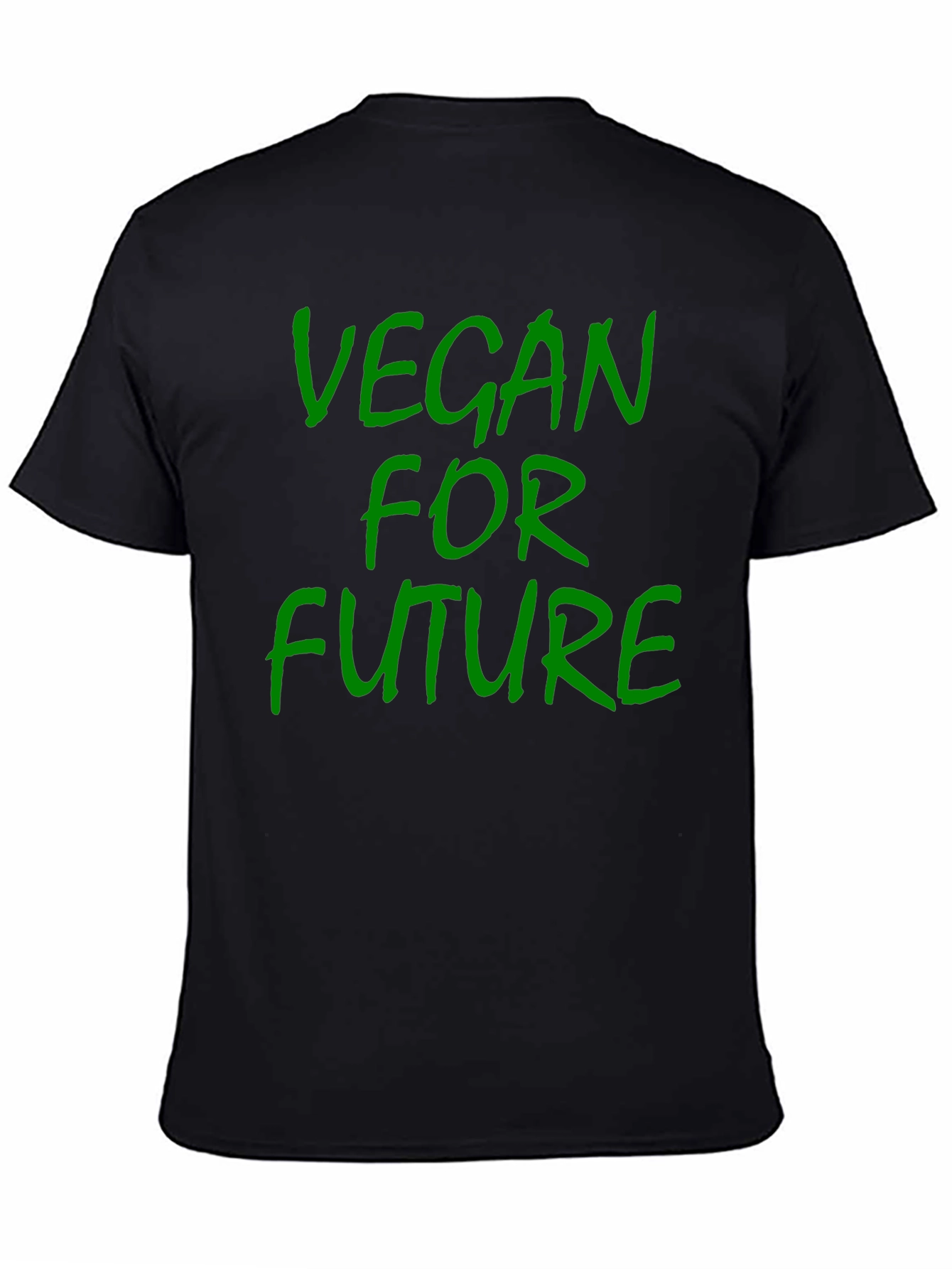 Vegan For Future Black T-Shirt
