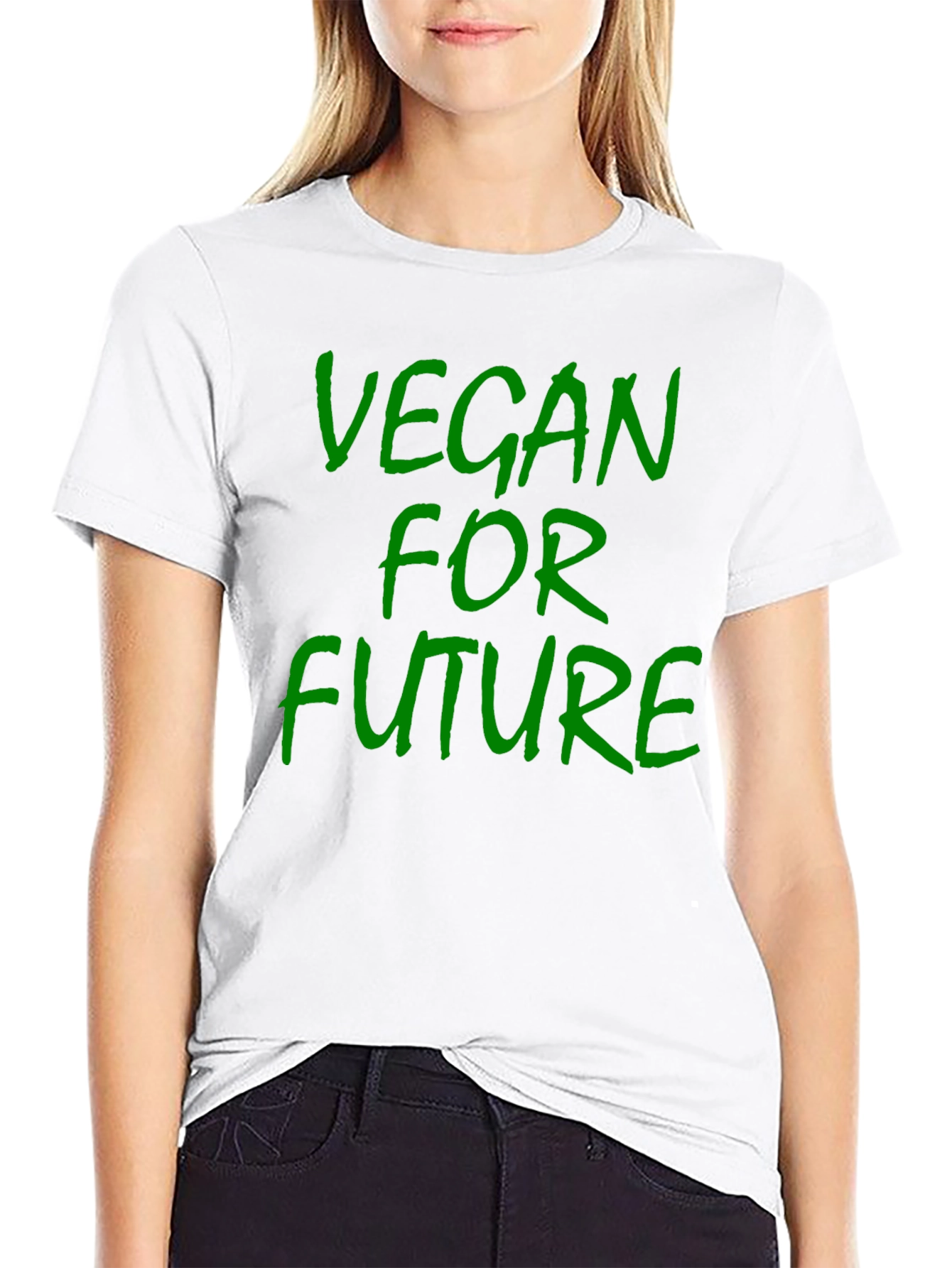 Vegan For Future Black T-Shirt