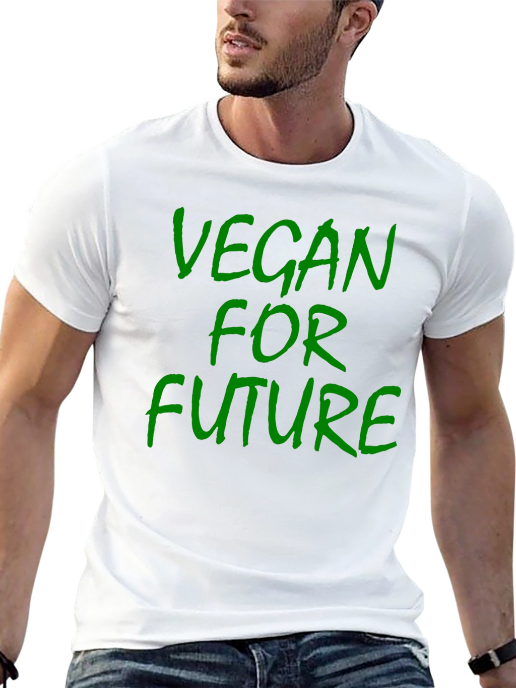 Vegan For Future Black T-Shirt