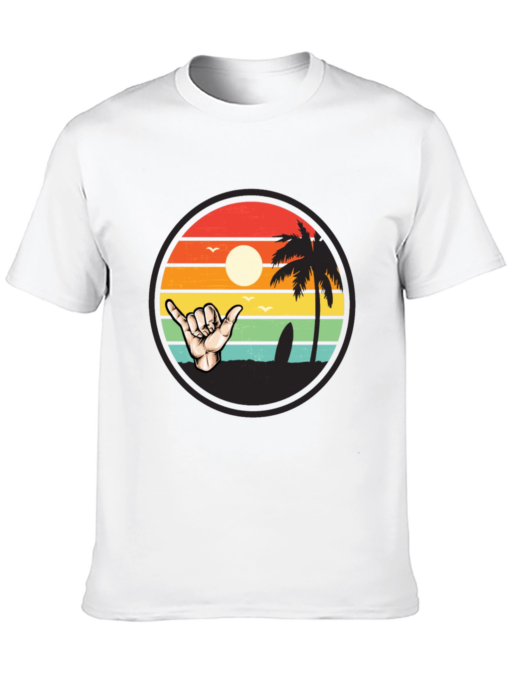 Surf Shaka Graphic Tee - Island Vibes