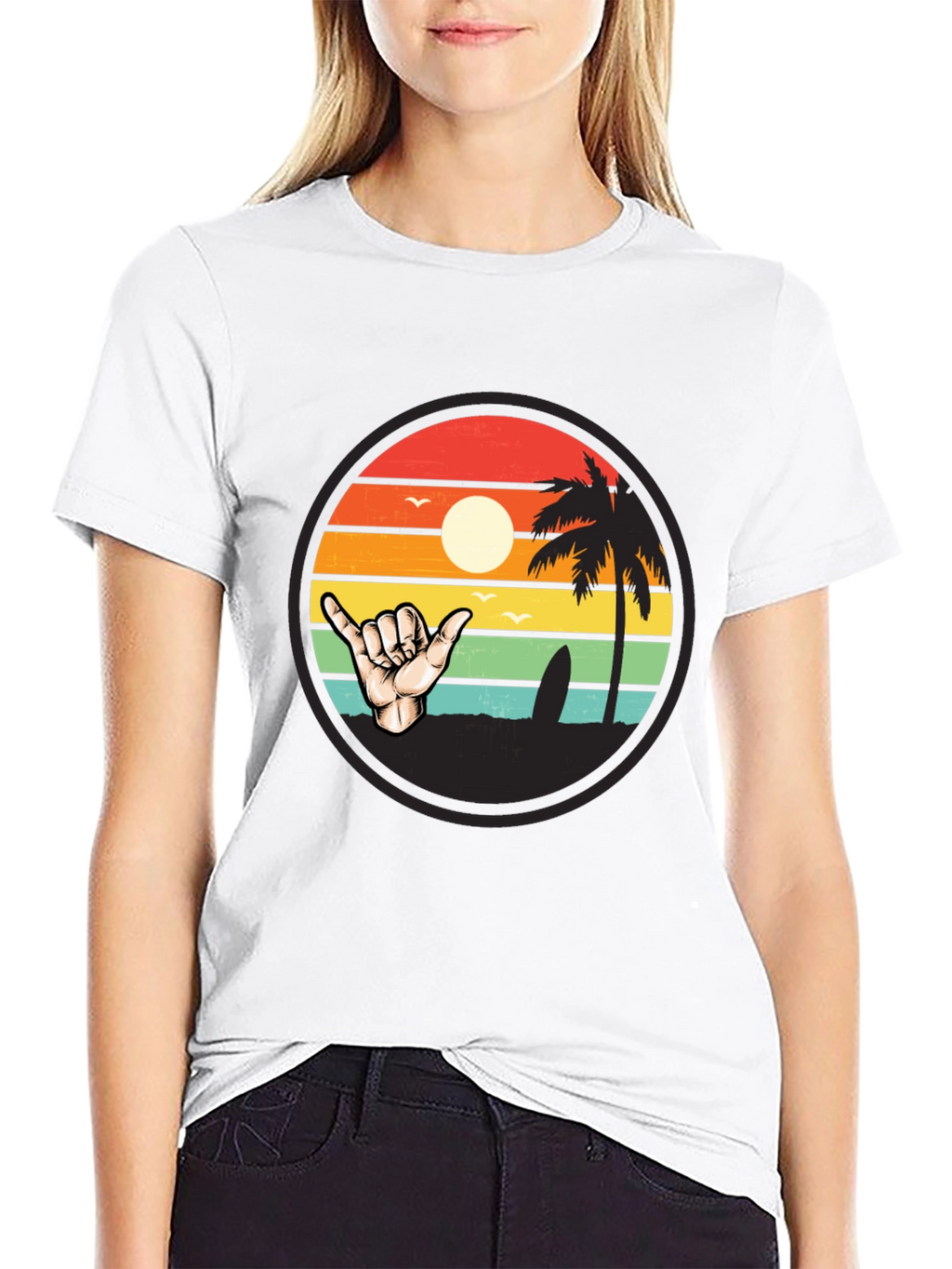Surf Shaka Graphic Tee - Island Vibes