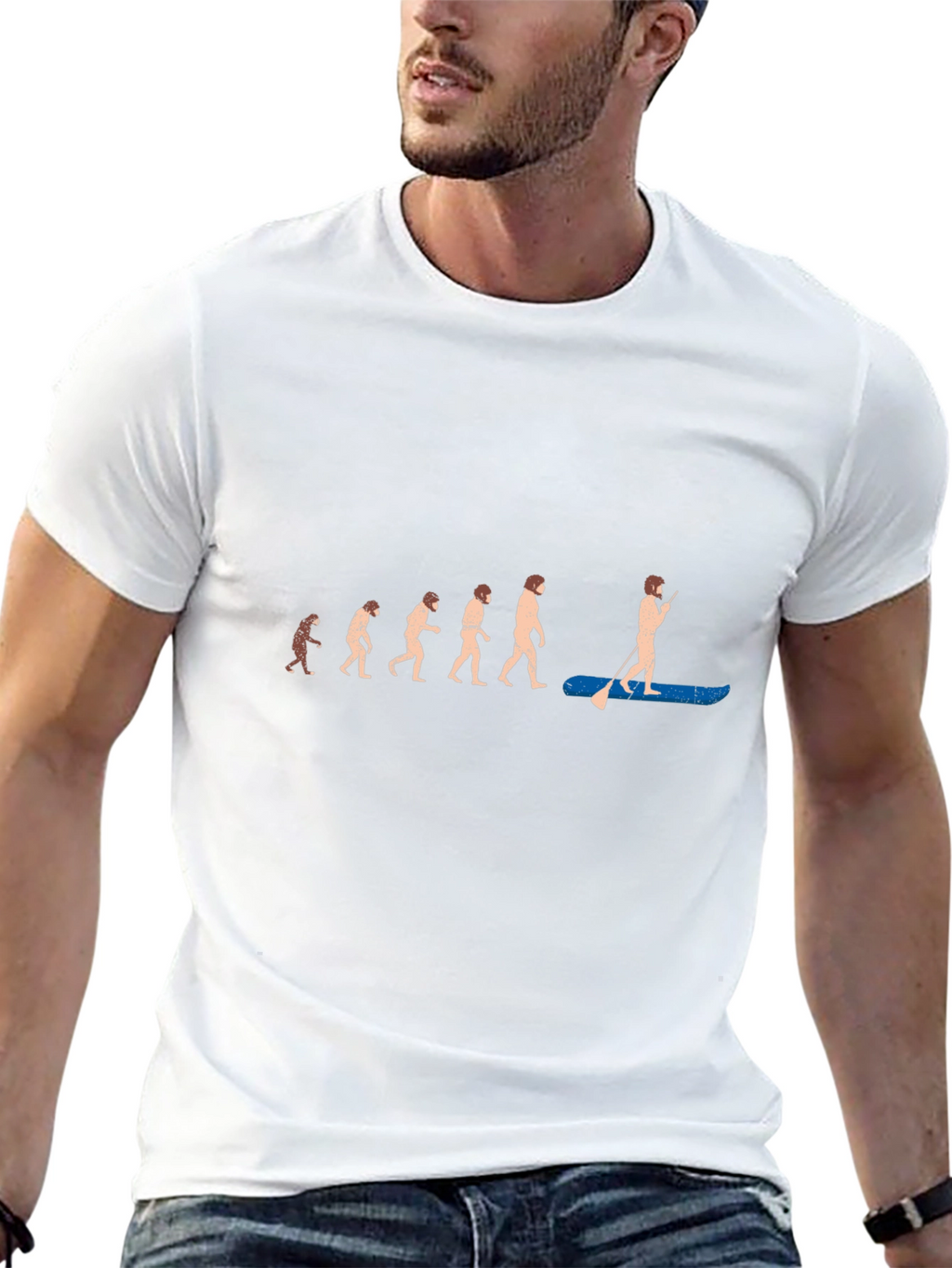 Evolution of Paddleboarding T-Shirt