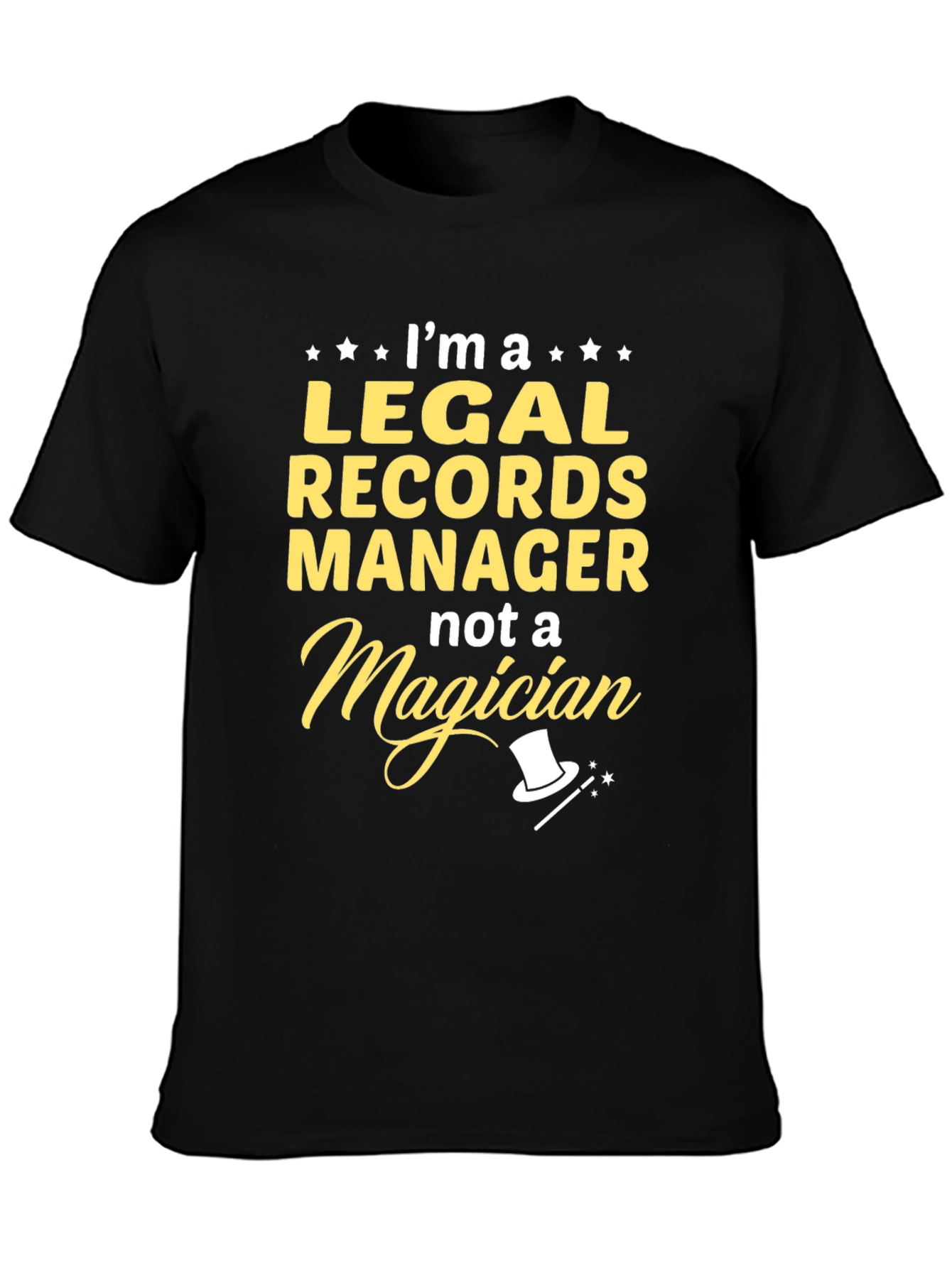 Legal Records Manager T-Shirt - Novelty Job Tee