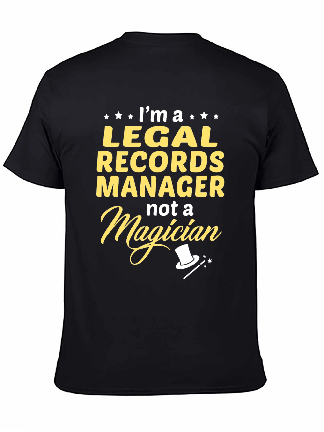Legal Records Manager T-Shirt - Novelty Job Tee
