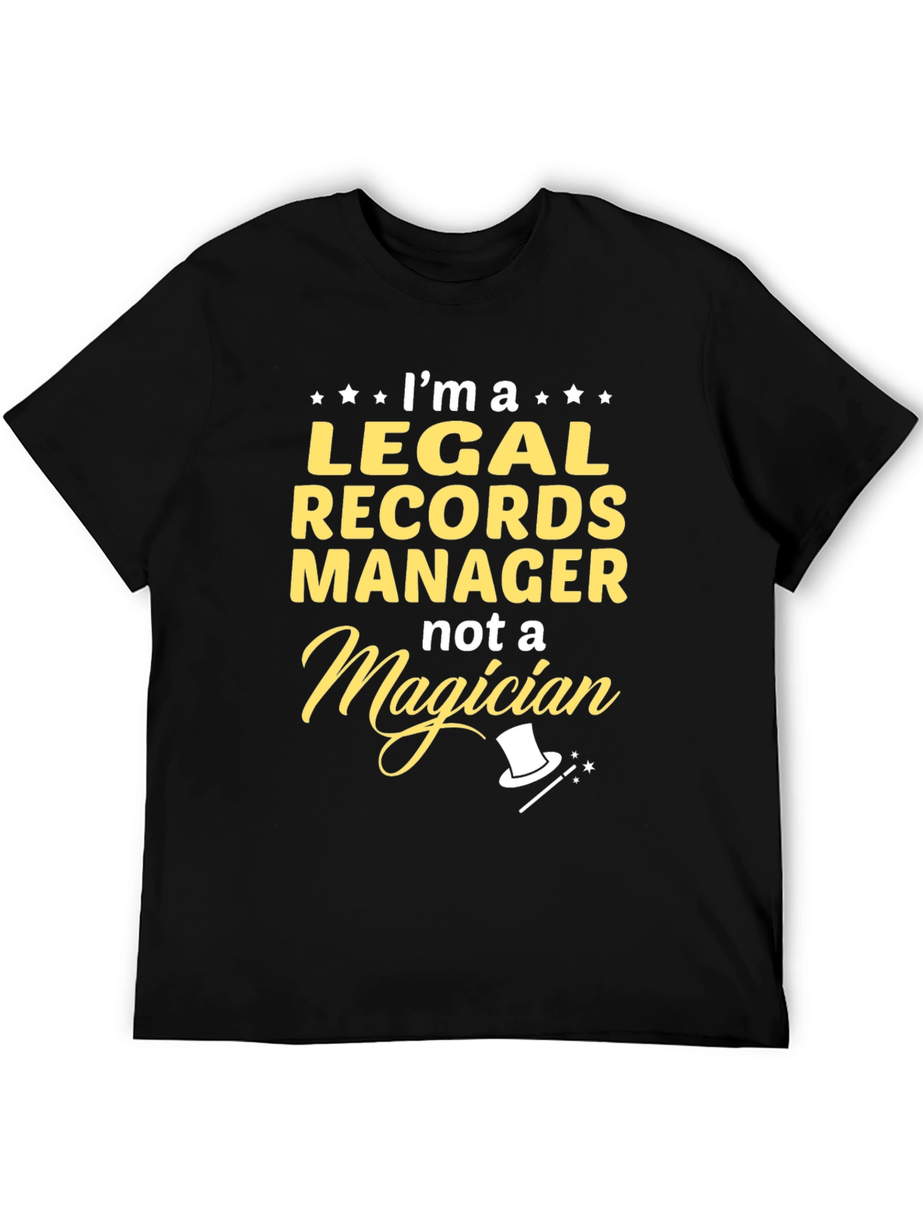 Legal Records Manager T-Shirt - Novelty Job Tee