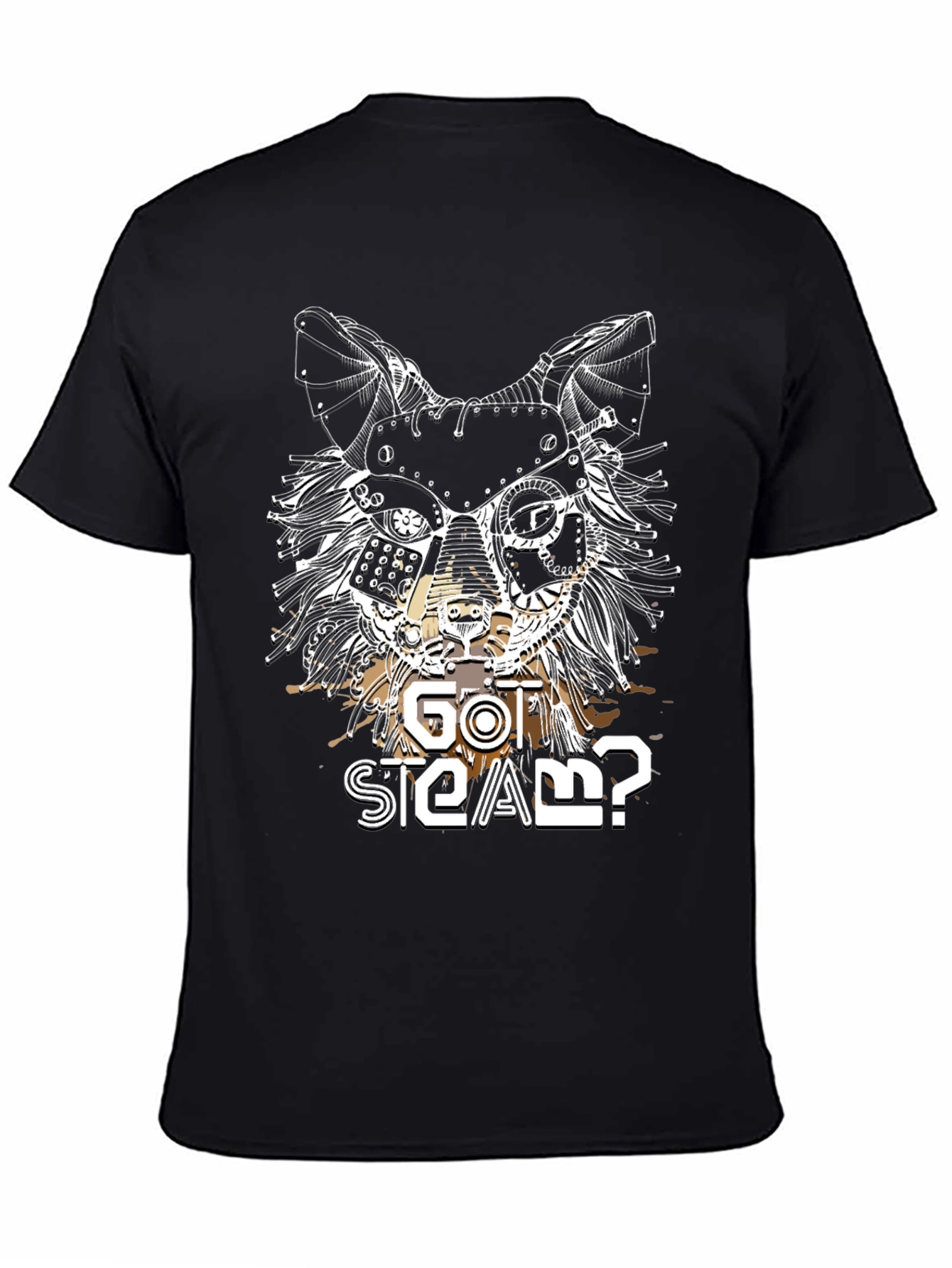 Steampunk Cat Graphic Tee - Got Steam?