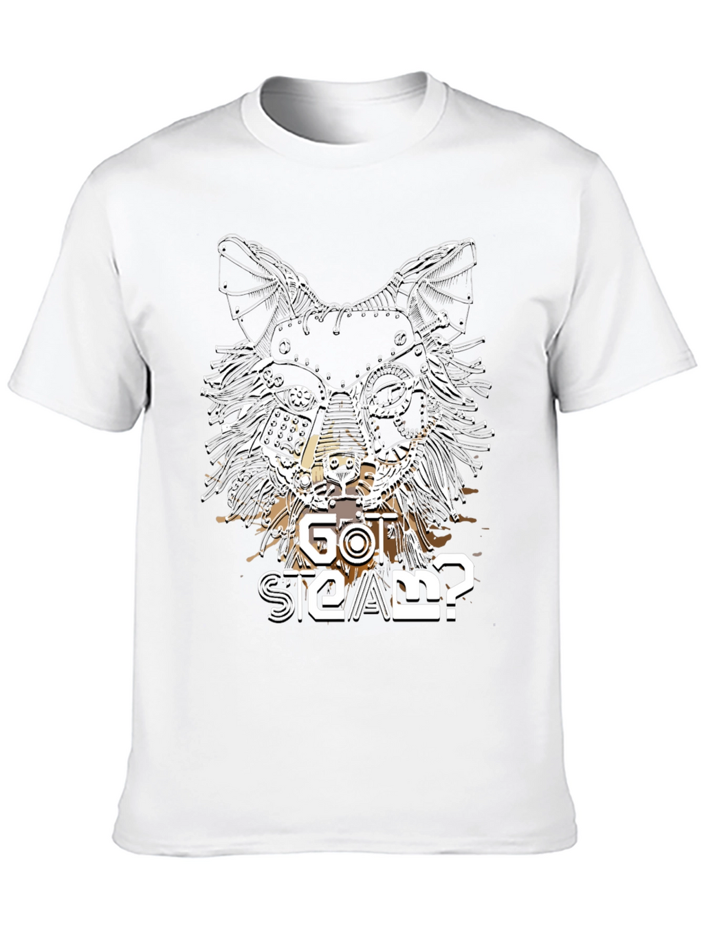 Steampunk Cat Graphic Tee - Got Steam?