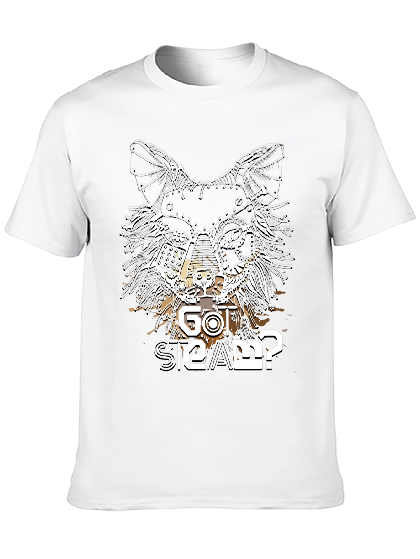 Steampunk Cat Graphic Tee - Got Steam?