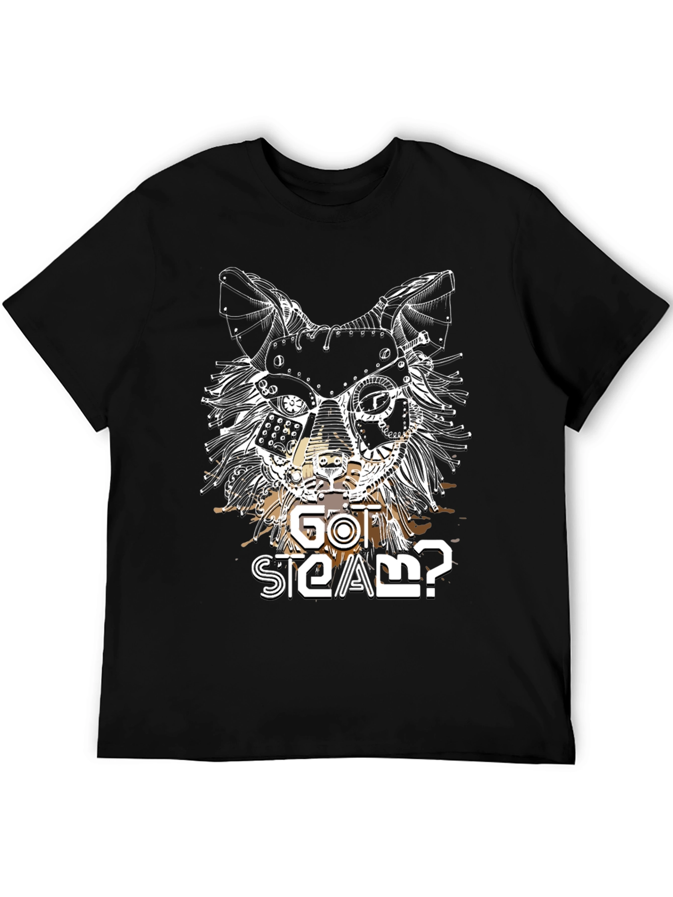 Steampunk Cat Graphic Tee - Got Steam?