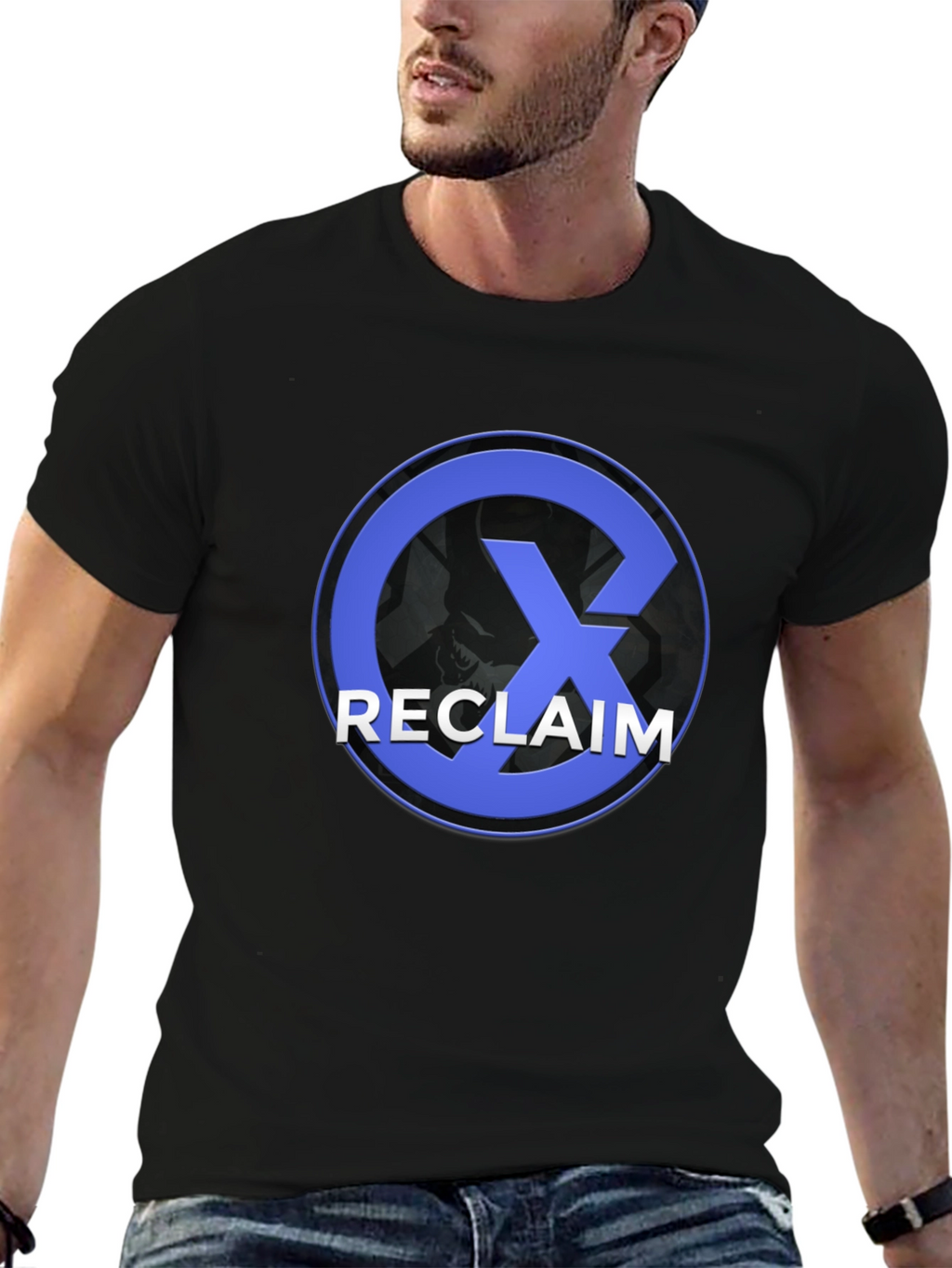Reclaim Graphic T-Shirt - Black Cotton Blend