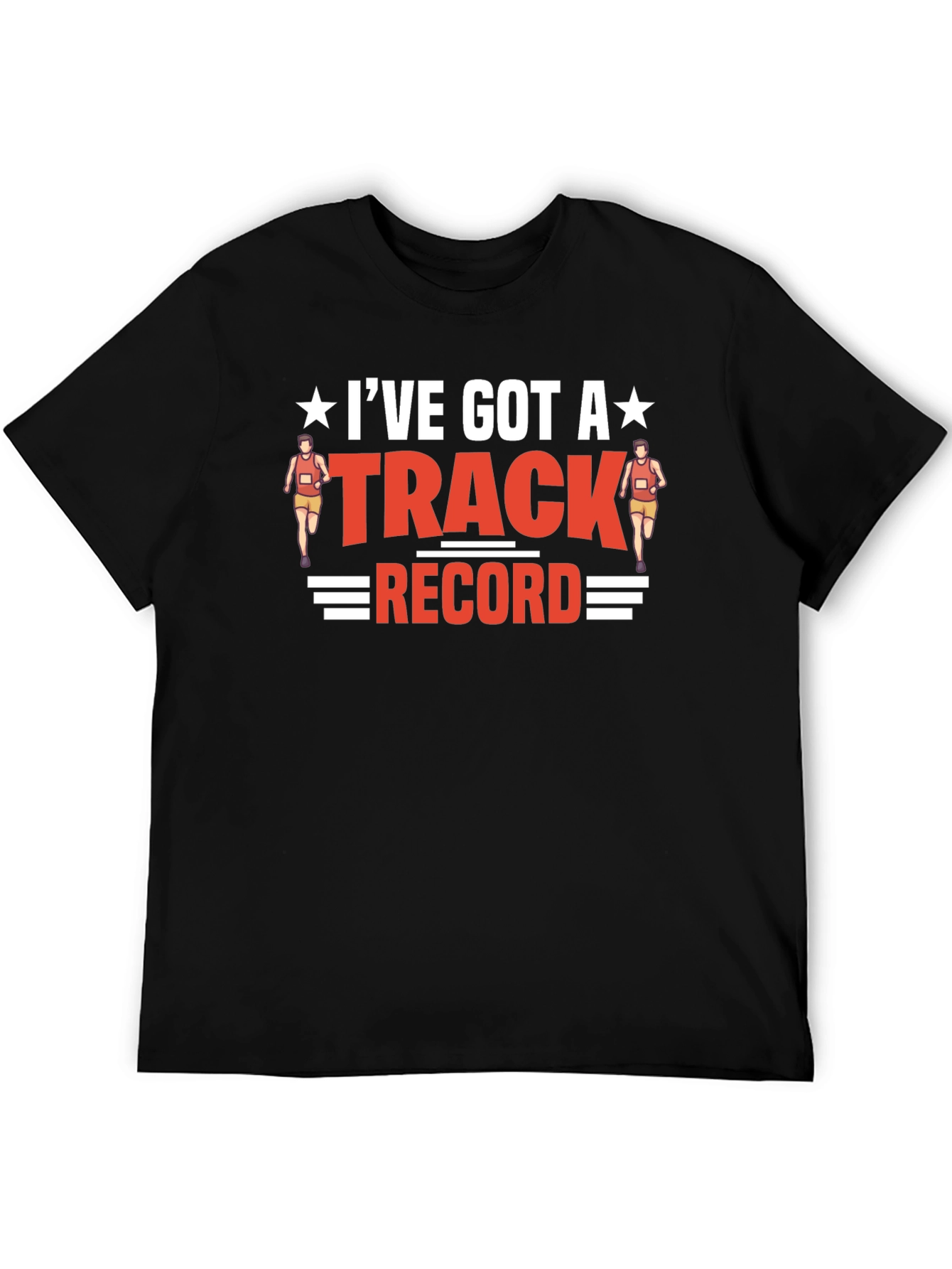 Track Record Graphic T-Shirt - Running Theme