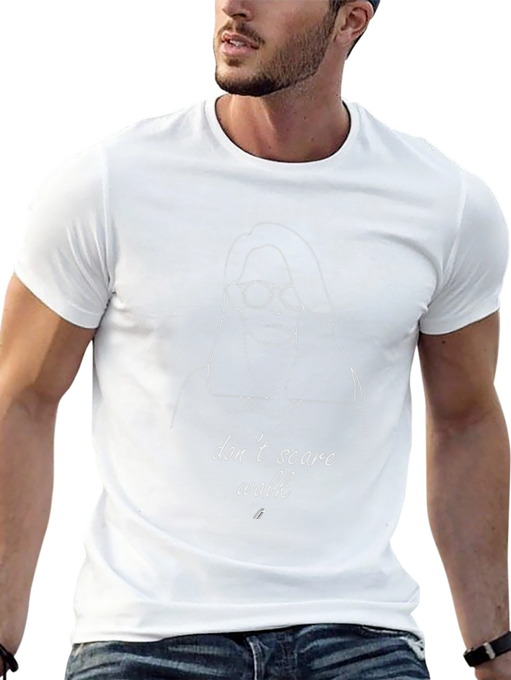 Dont Scare Walk Graphic Tee - Black Unisex T-Shirt