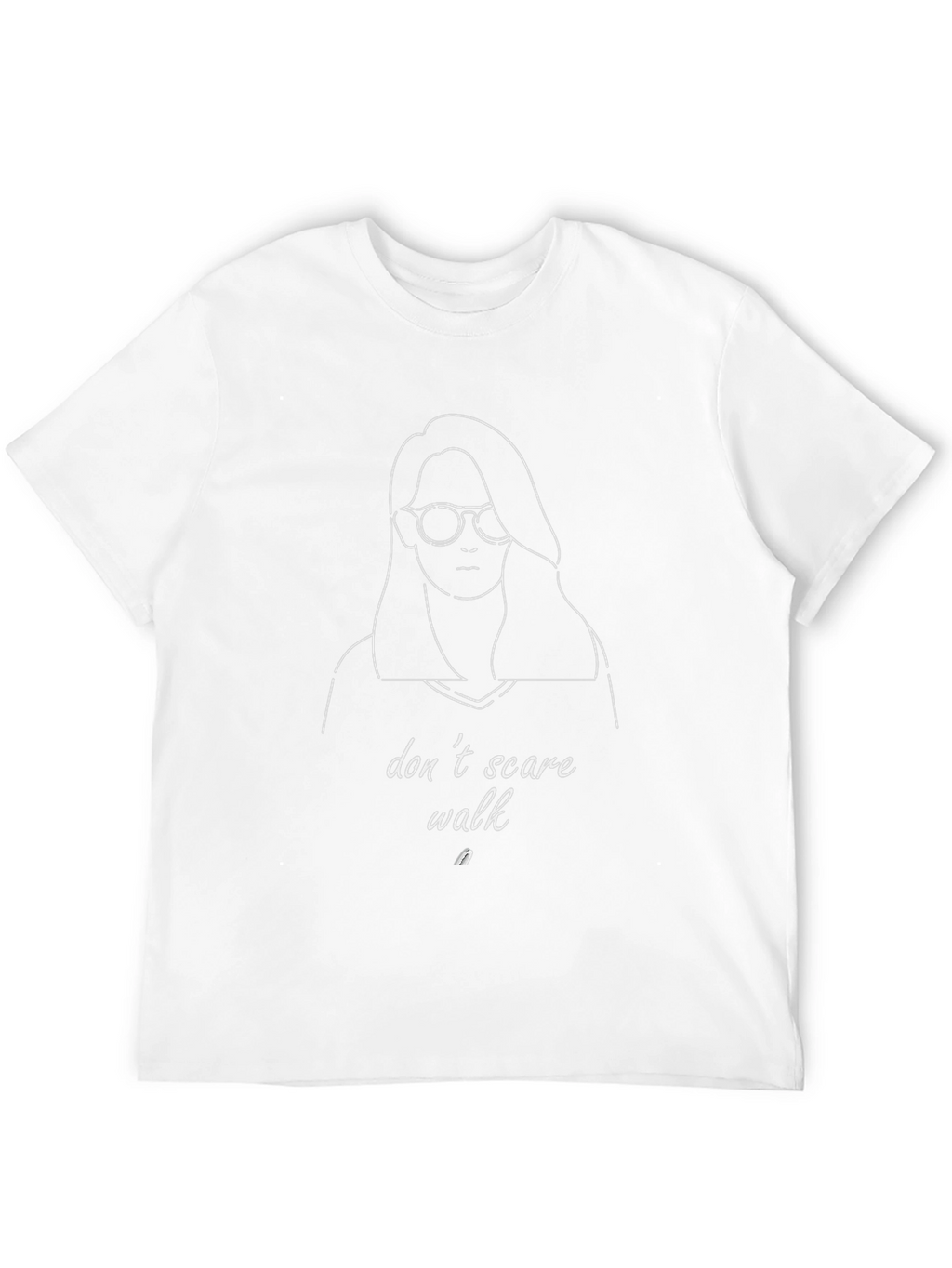 Dont Scare Walk Graphic Tee - Black Unisex T-Shirt