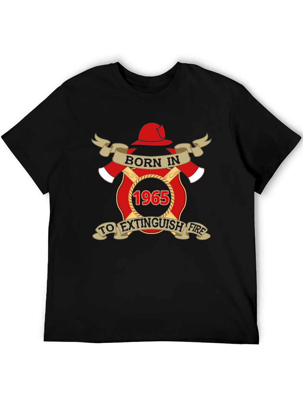 Born In 1965 Firefighter T-Shirt