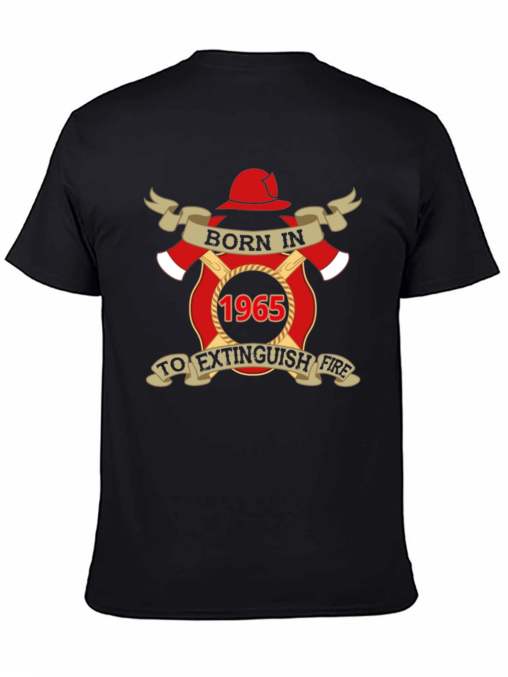 Born In 1965 Firefighter T-Shirt