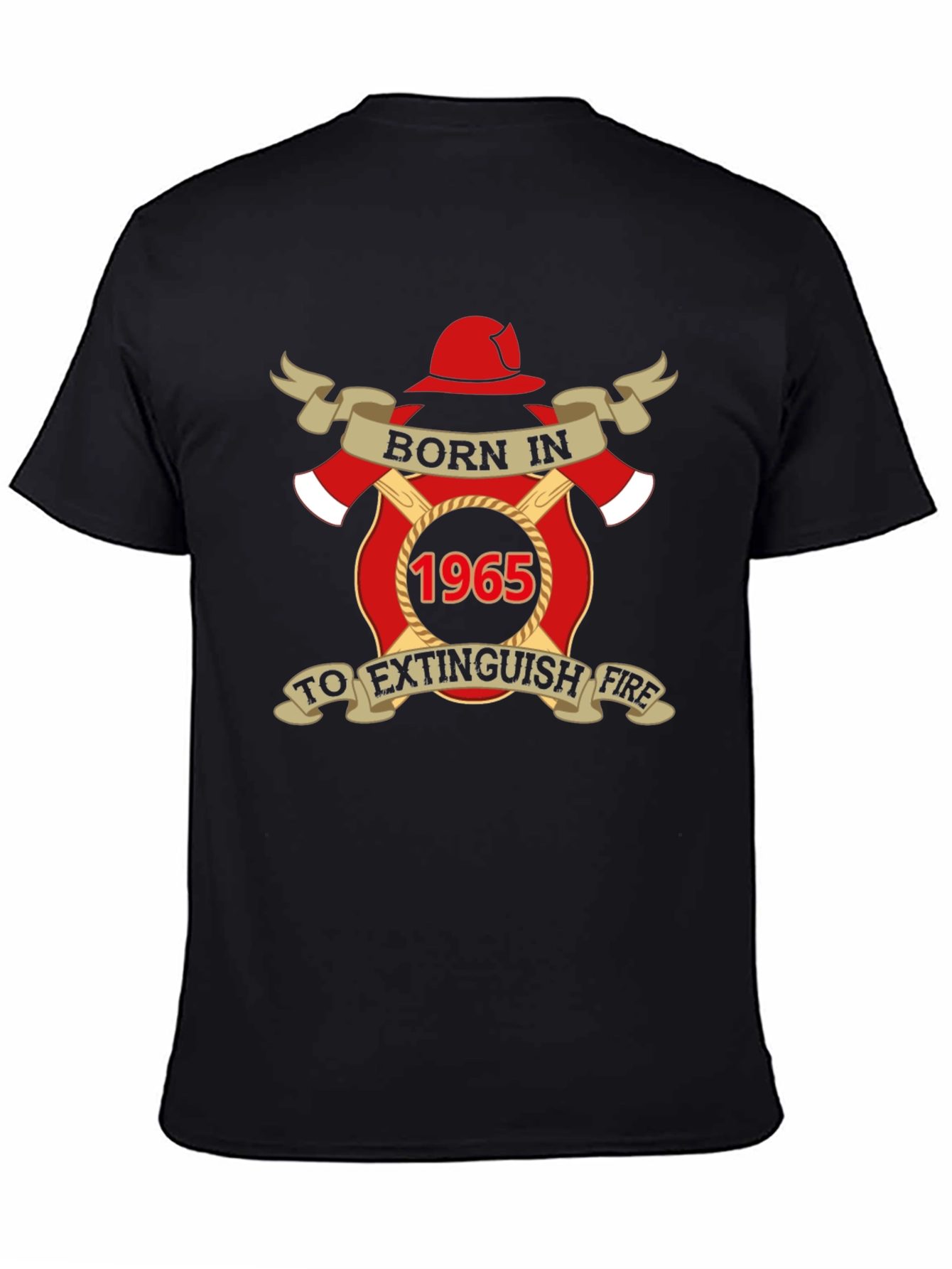 Born In 1965 Firefighter T-Shirt