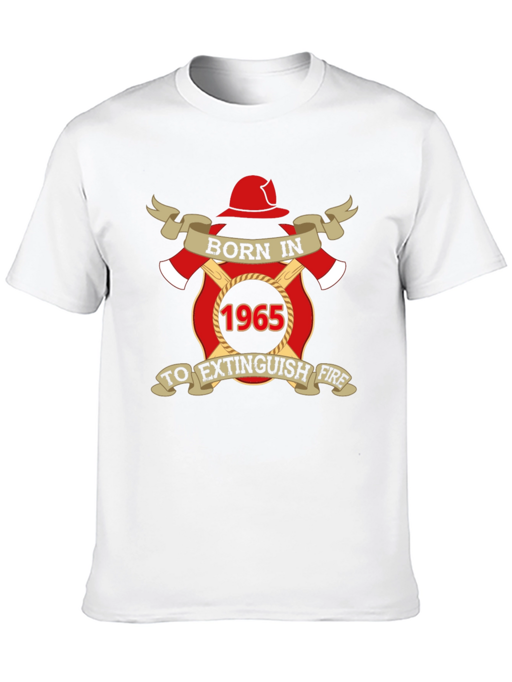 Born In 1965 Firefighter T-Shirt