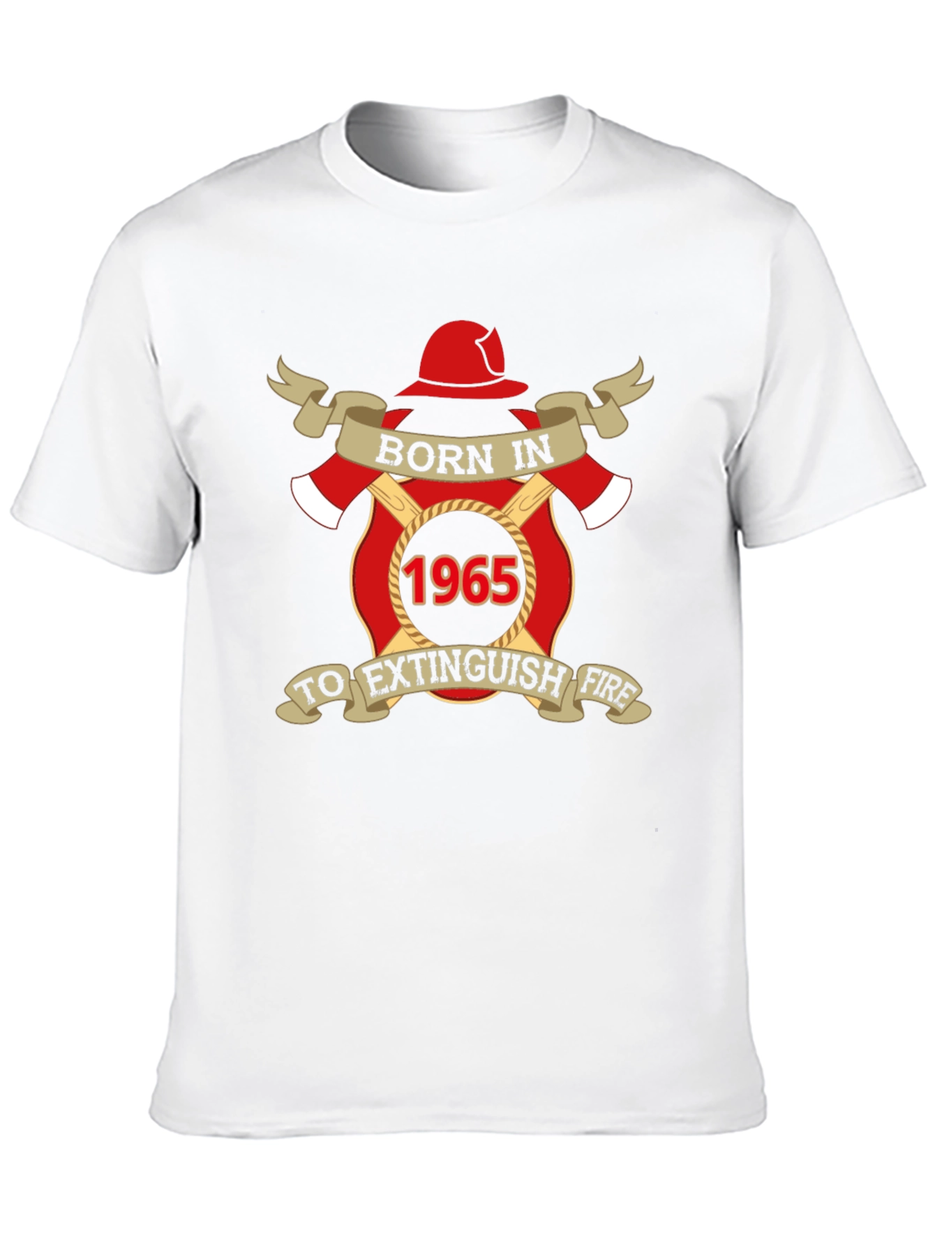 Born In 1965 Firefighter T-Shirt