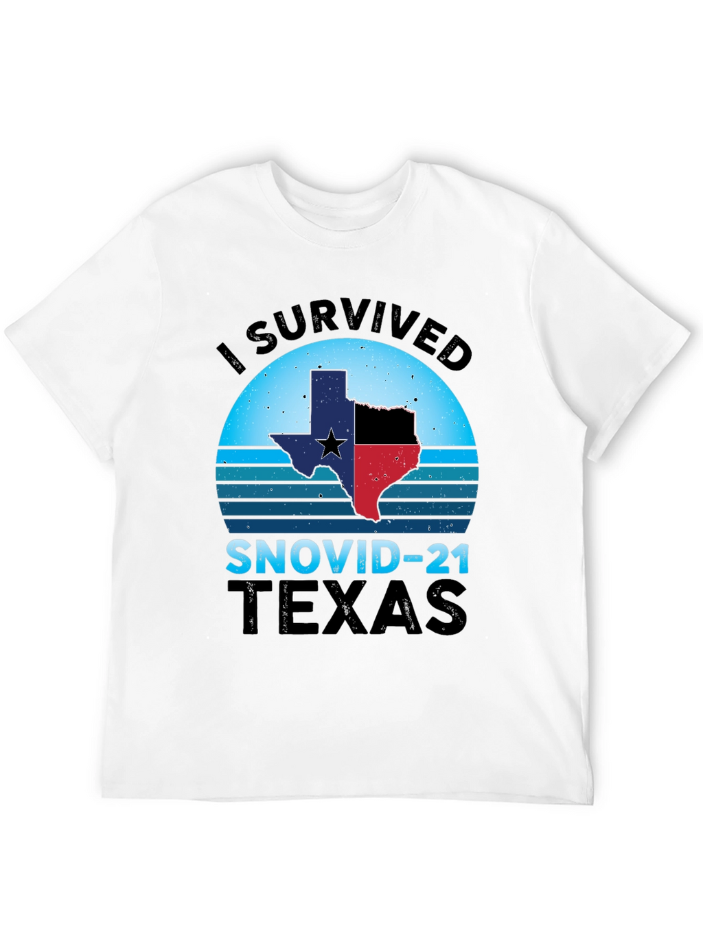 I Survived SNOVID-21 Texas Graphic Tee