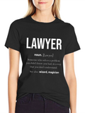 Lawyer Definition T-Shirt - Funny Law School Gift