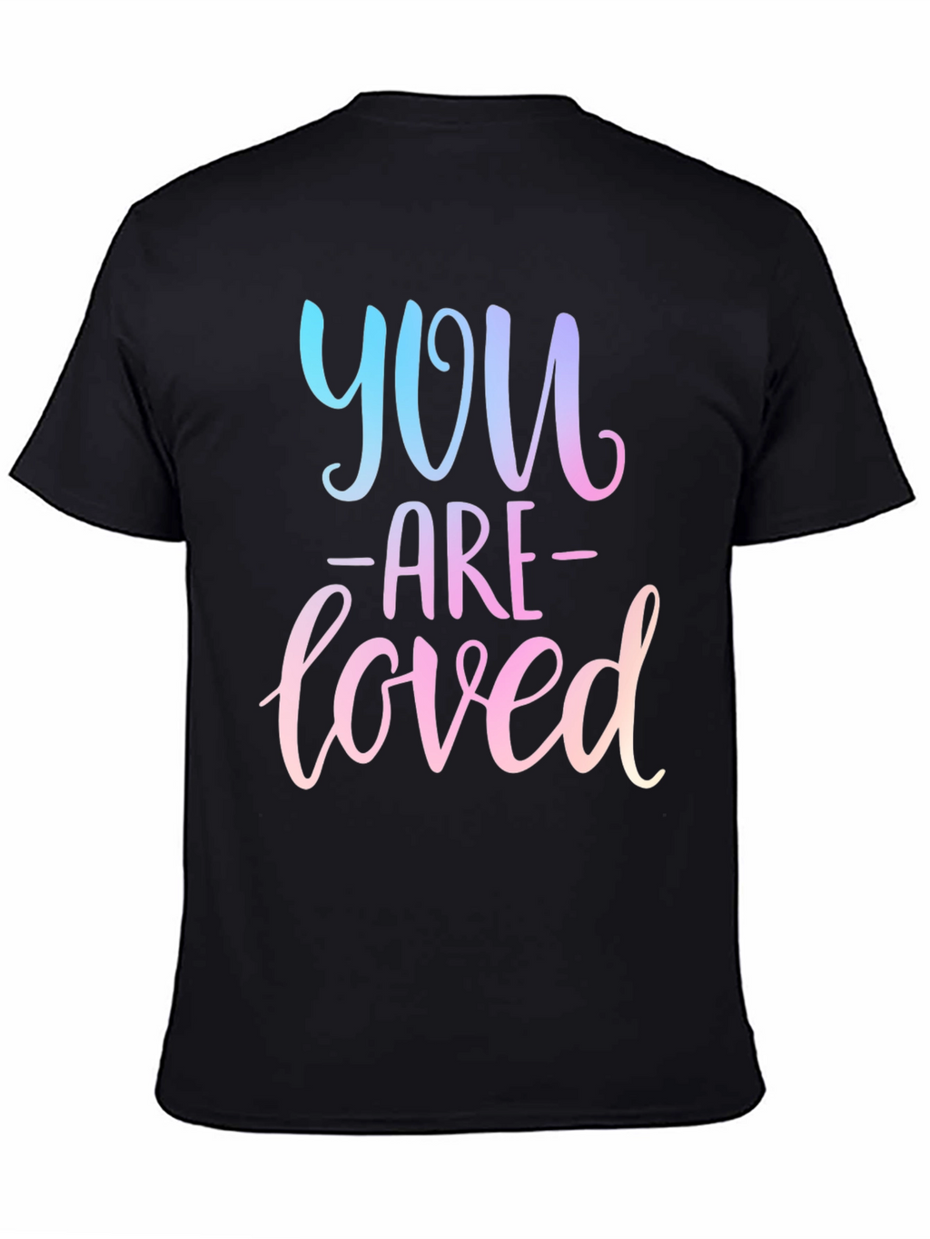 You Are Loved Black Graphic Tee