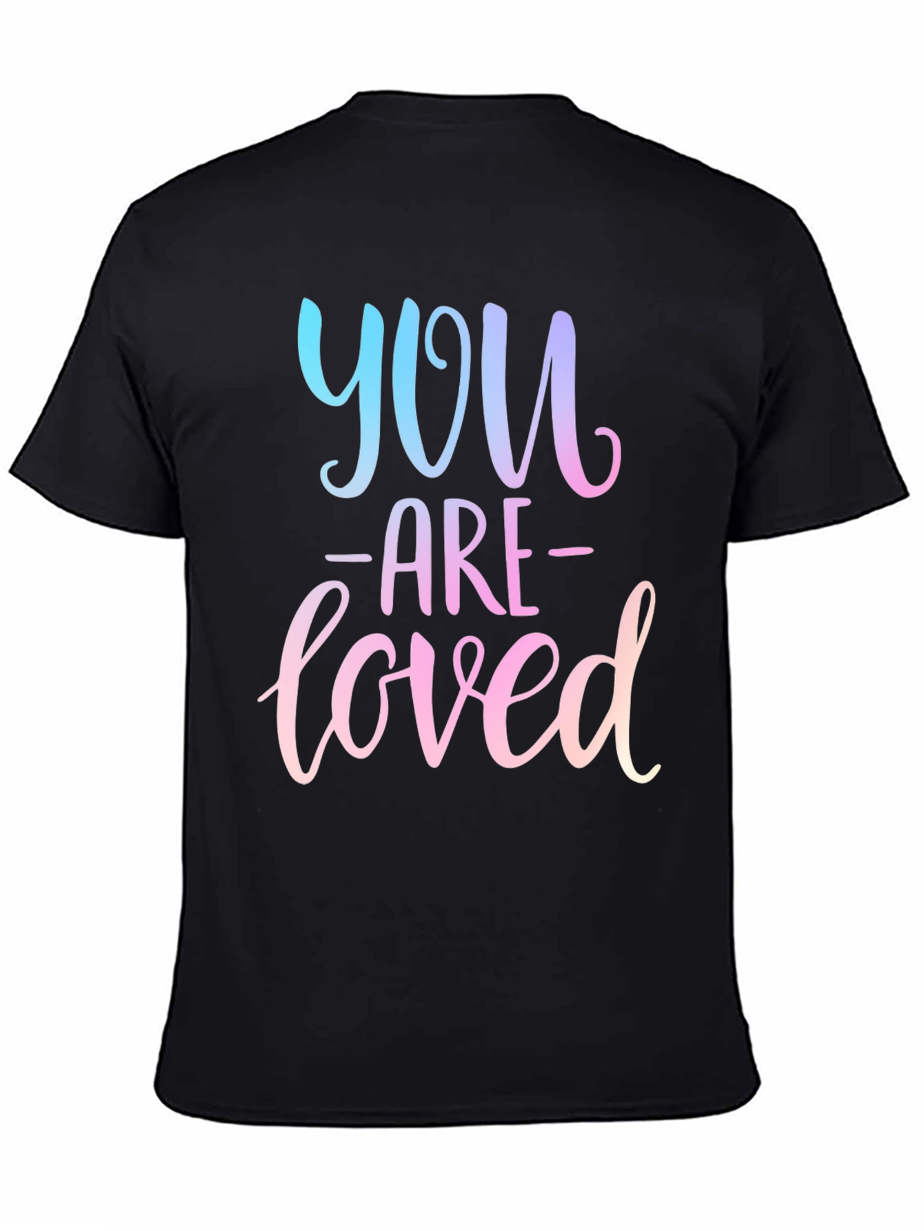 You Are Loved Black Graphic Tee