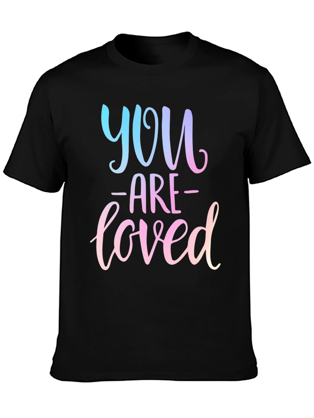 You Are Loved Black Graphic Tee