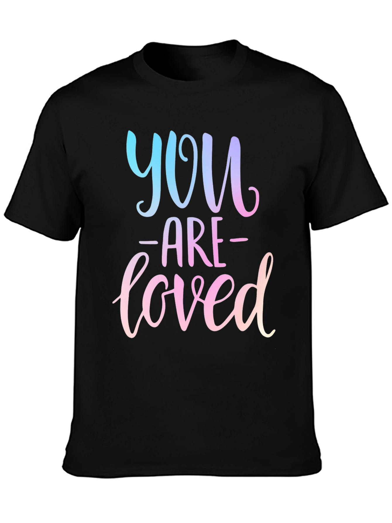 You Are Loved Black Graphic Tee