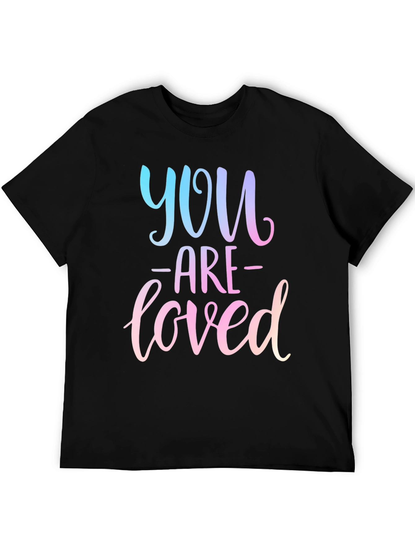 You Are Loved Black Graphic Tee