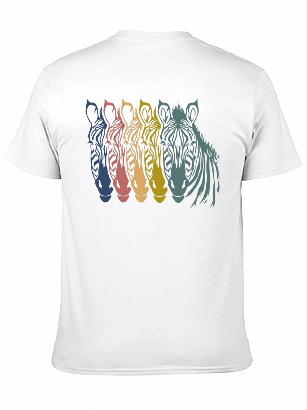 Retro Zebra Graphic T-Shirt
