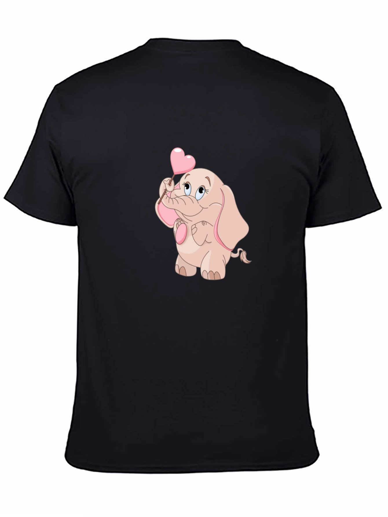 Cute Elephant Holding Heart T-Shirt