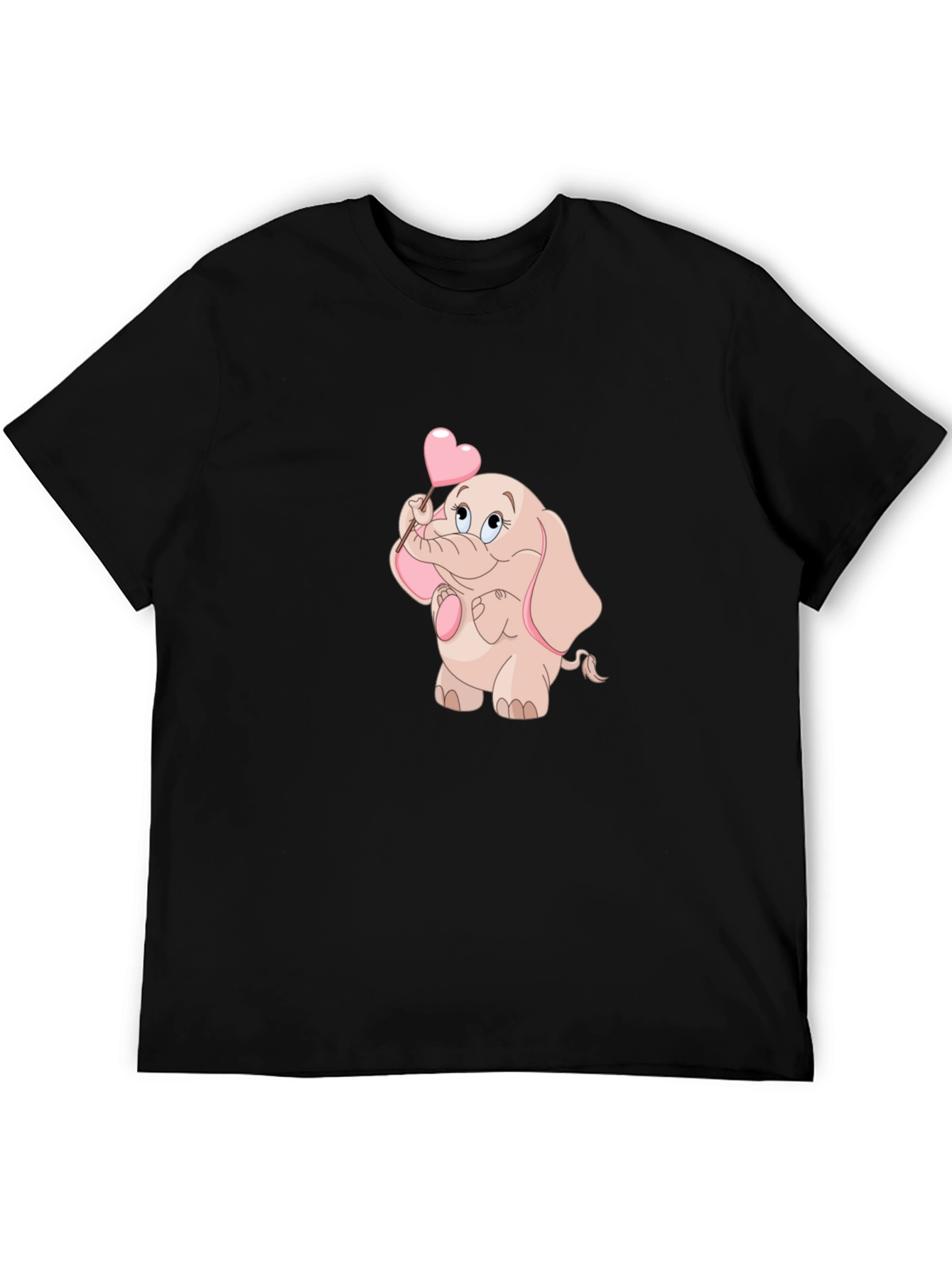 Cute Elephant Holding Heart T-Shirt