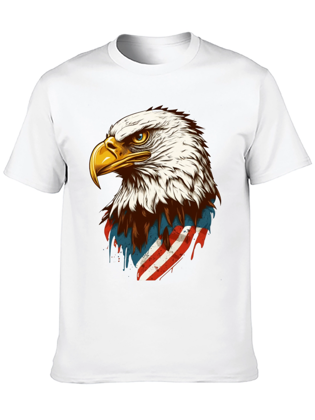 Eagle USA Flag Graphic T-Shirt
