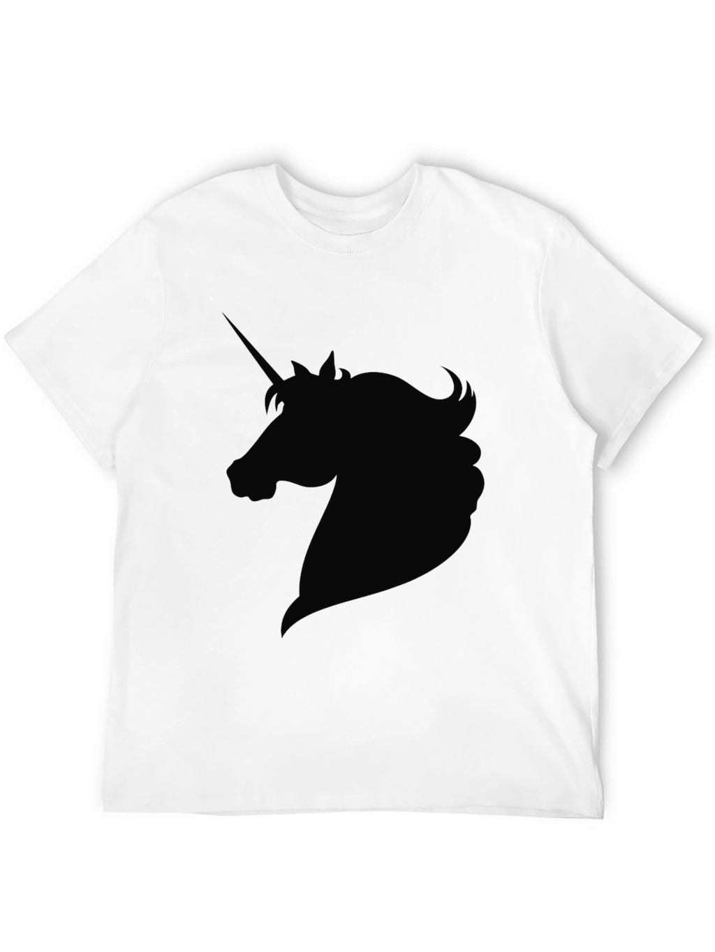 Unicorn Silhouette Black T-Shirt