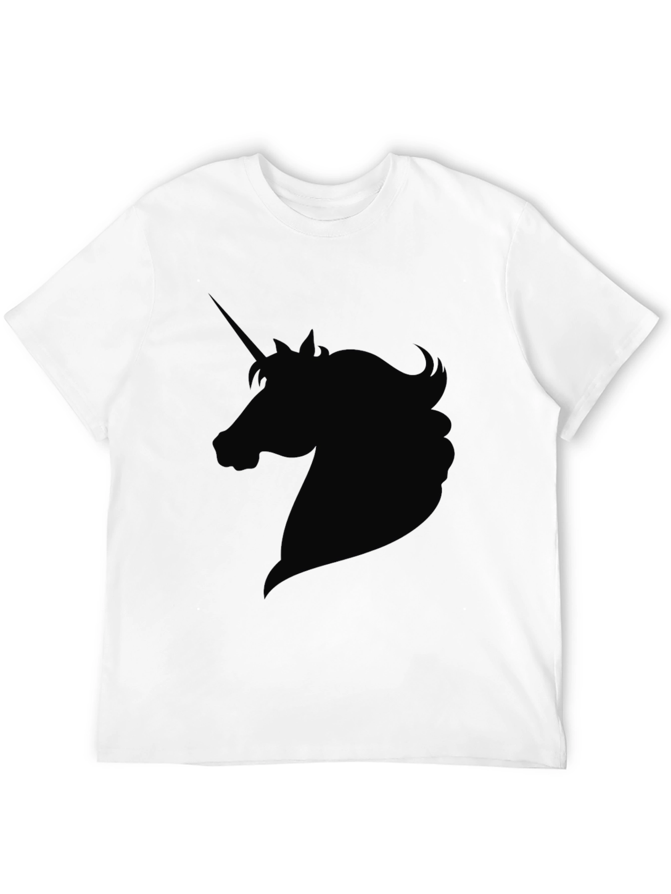 Unicorn Silhouette Black T-Shirt