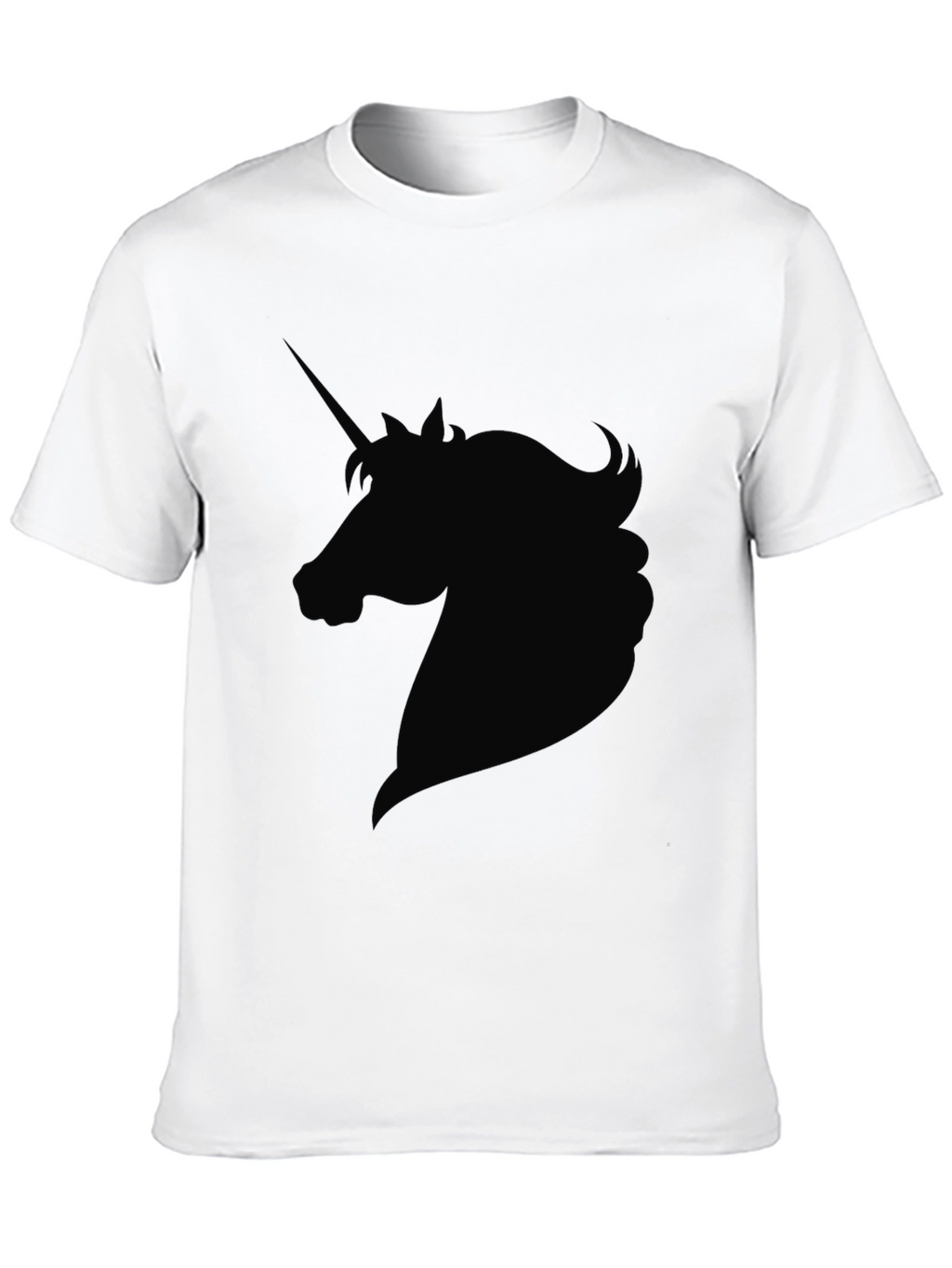 Unicorn Silhouette Black T-Shirt