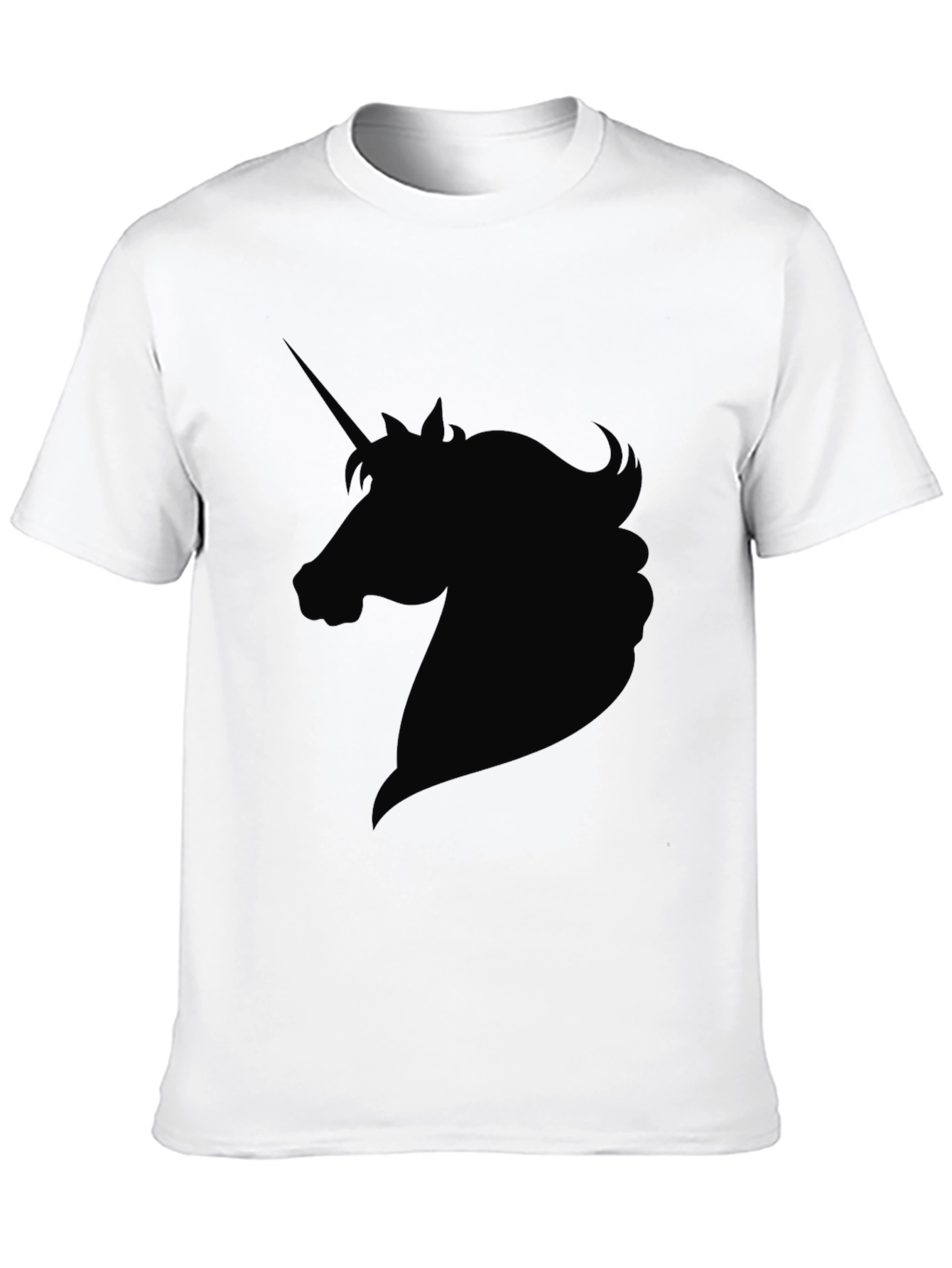 Unicorn Silhouette Black T-Shirt