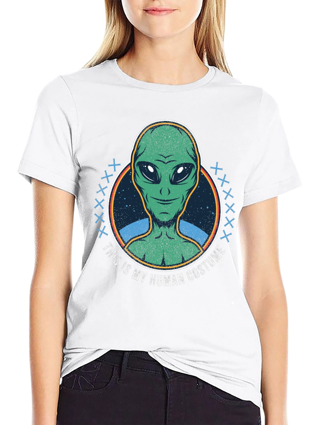 Alien Costume T-Shirt - Funny Sci-Fi Graphic Tee