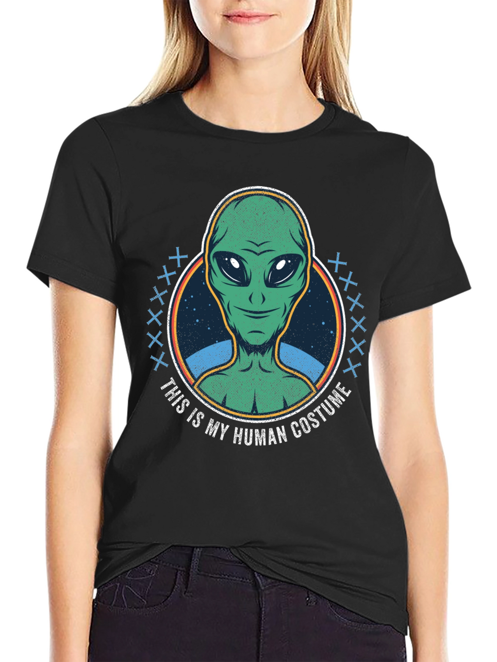 Alien Costume T-Shirt - Funny Sci-Fi Graphic Tee