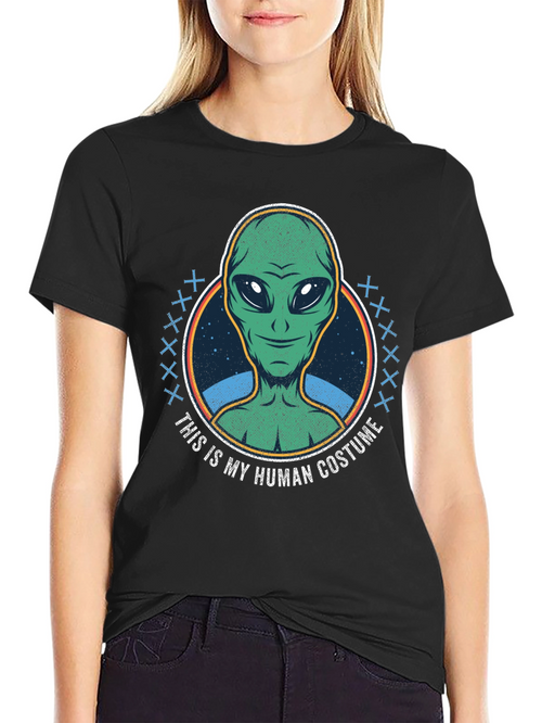 Alien Costume T-Shirt - Funny Sci-Fi Graphic Tee