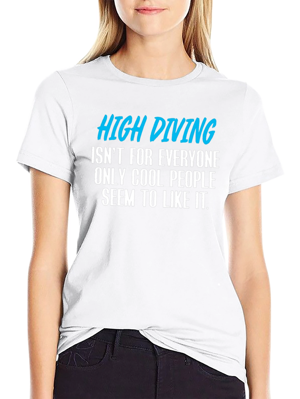 High Diving Funny Graphic T-Shirt