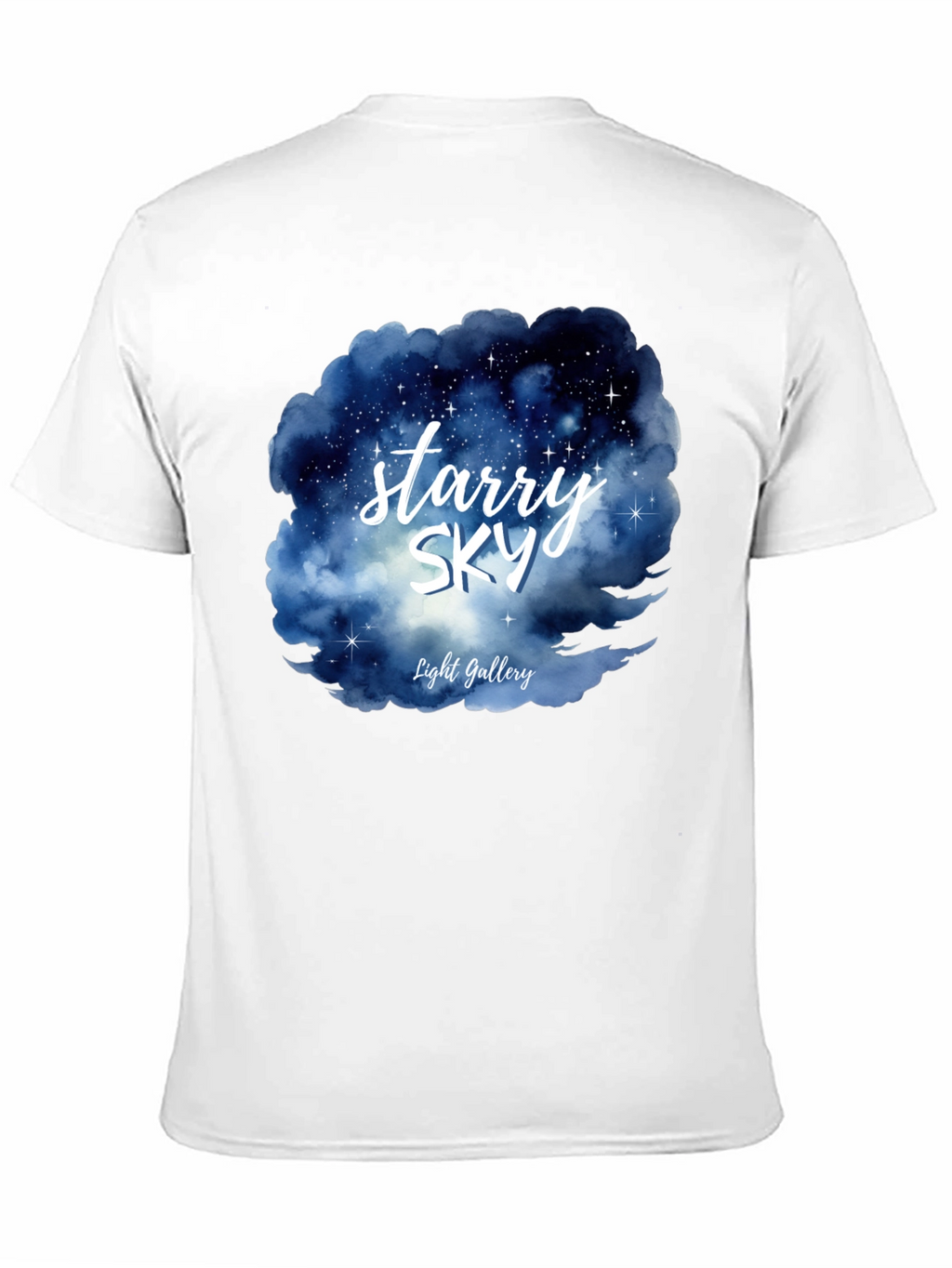 Starry Sky Graphic Tee - Light Gallery Design