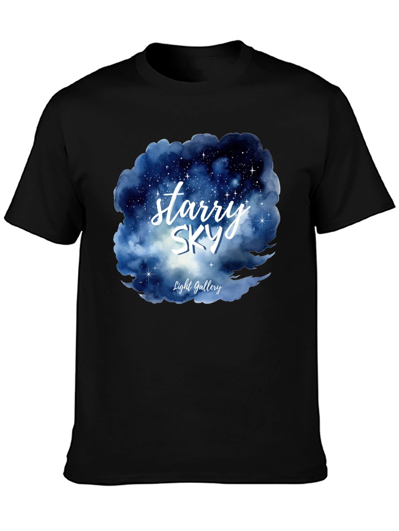 Starry Sky Graphic Tee - Light Gallery Design
