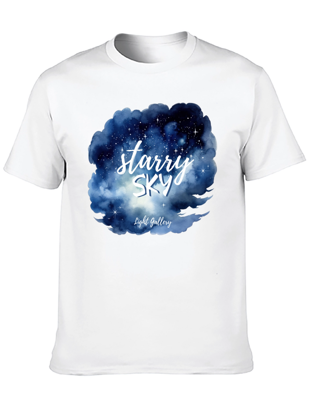 Starry Sky Graphic Tee - Light Gallery Design