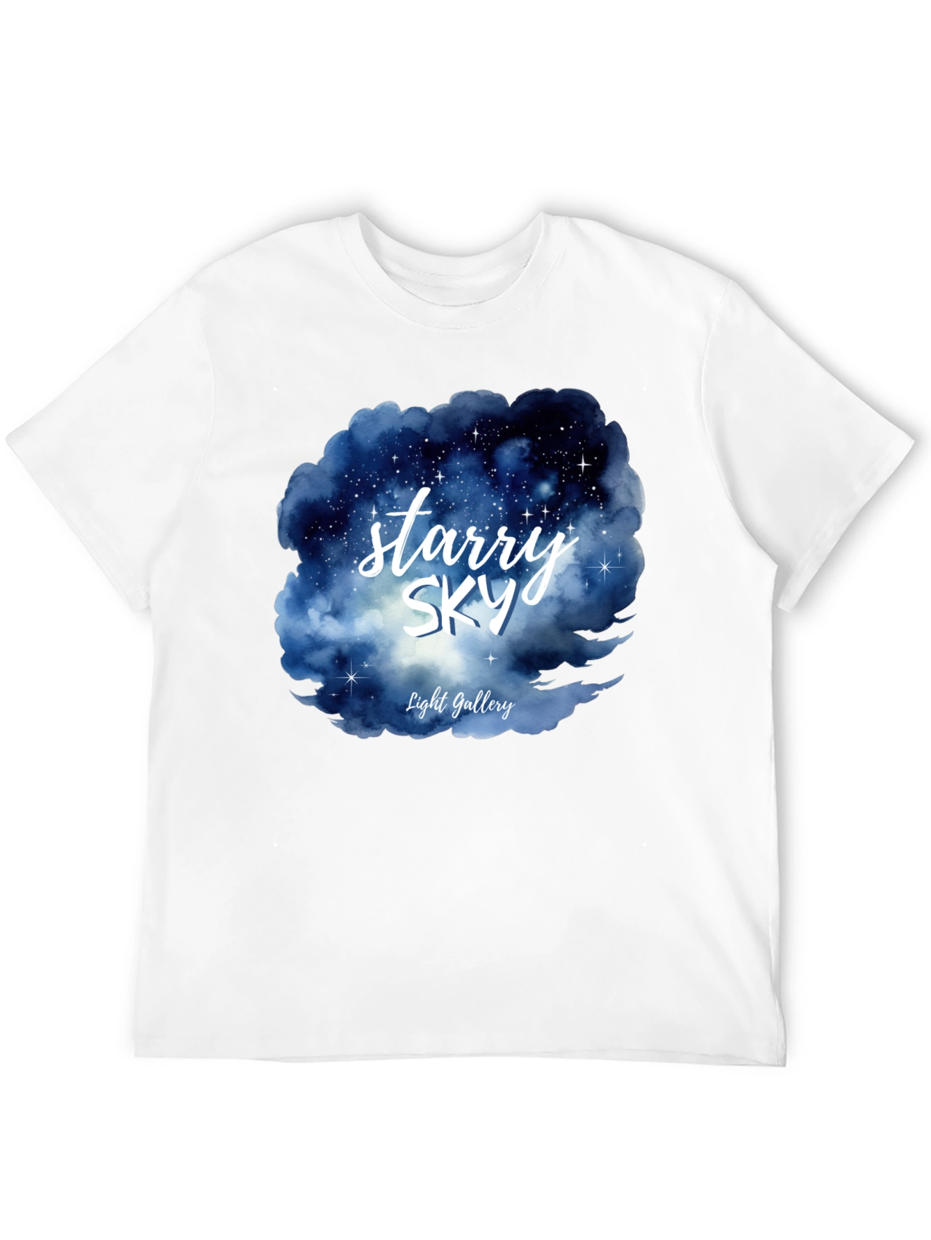 Starry Sky Graphic Tee - Light Gallery Design