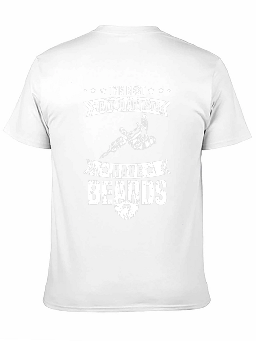 Tattoo Artist Beard Black Graphic Tee