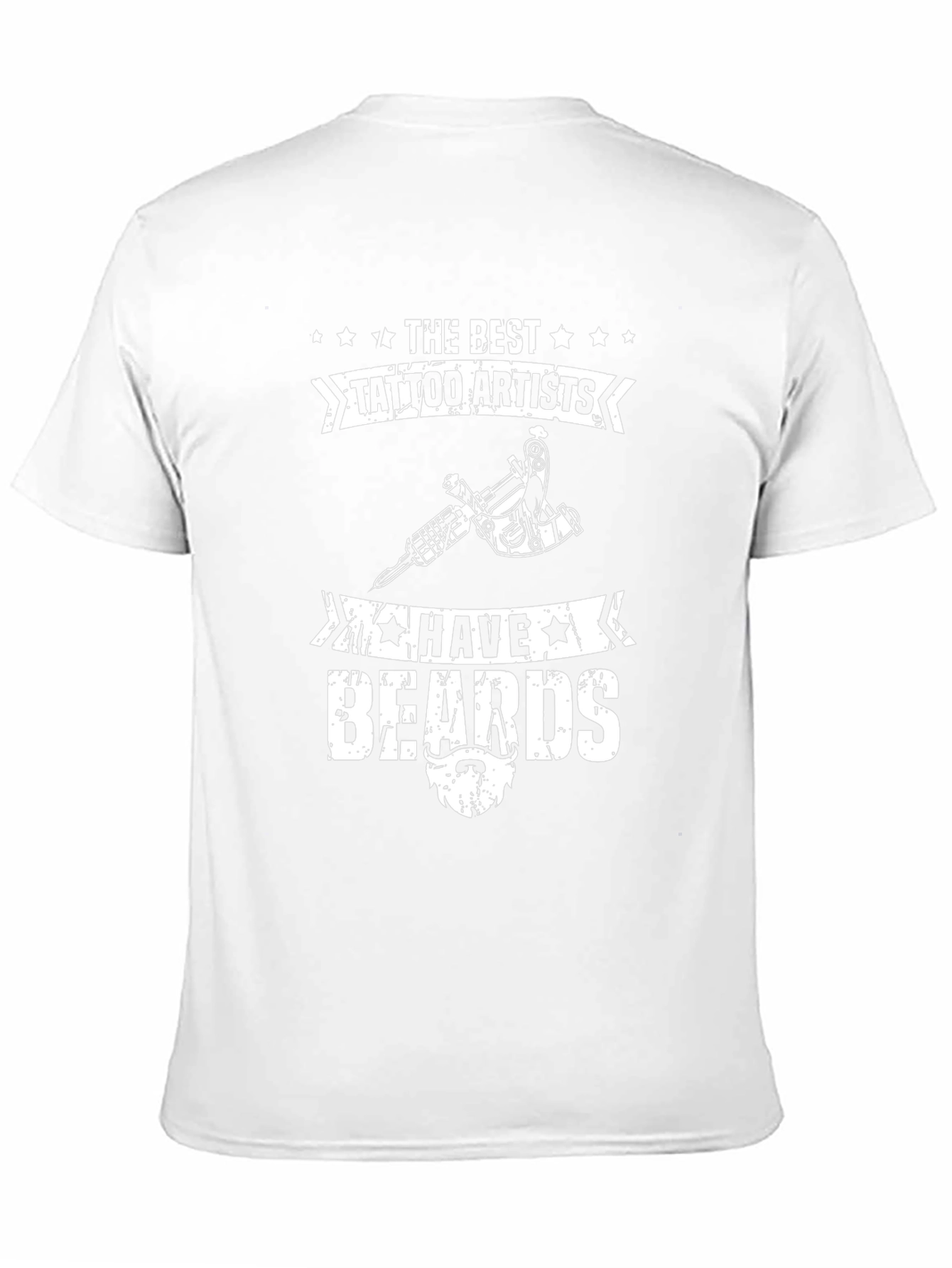 Tattoo Artist Beard Black Graphic Tee