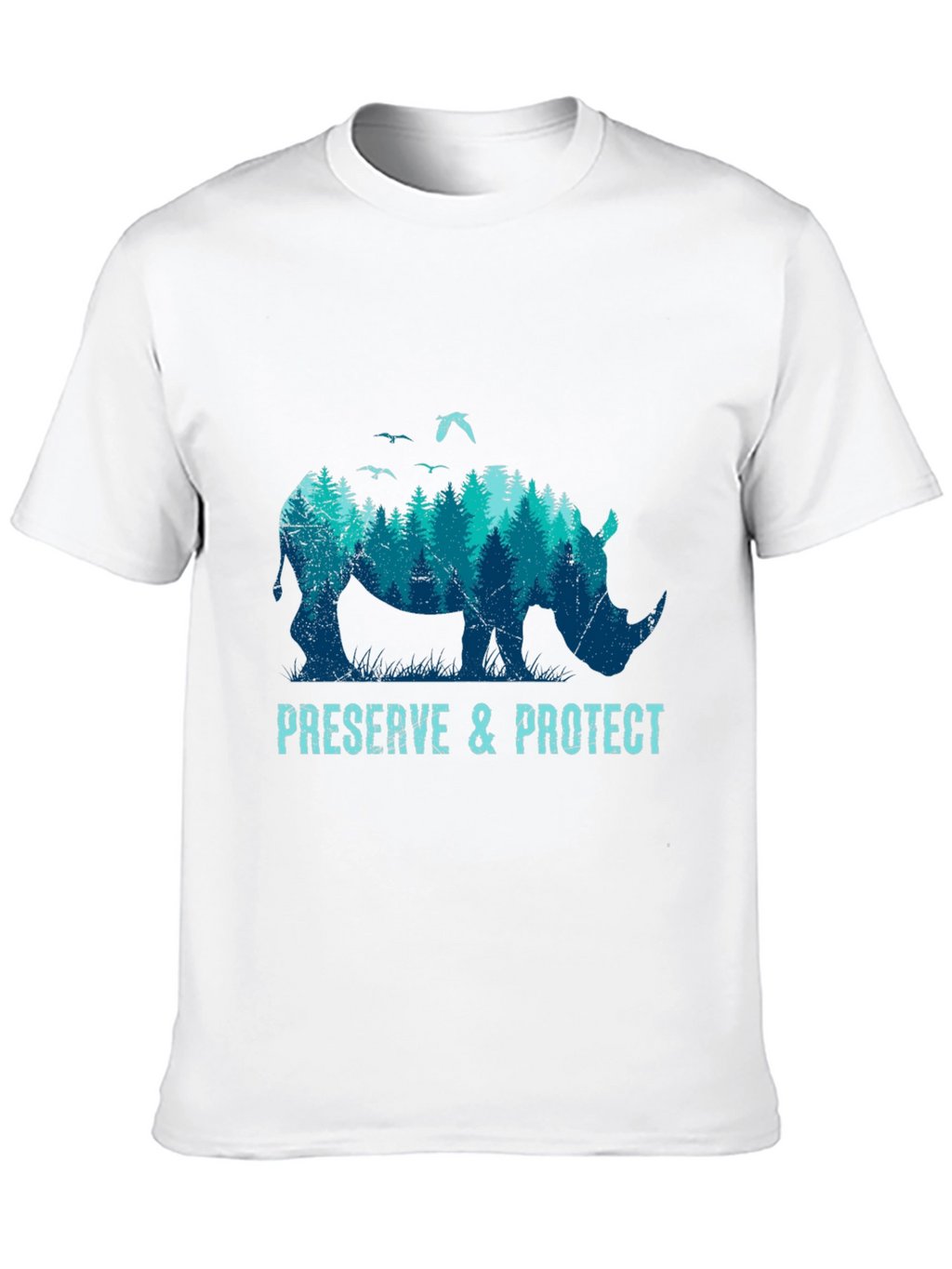 Preserve & Protect Rhino Graphic T-Shirt