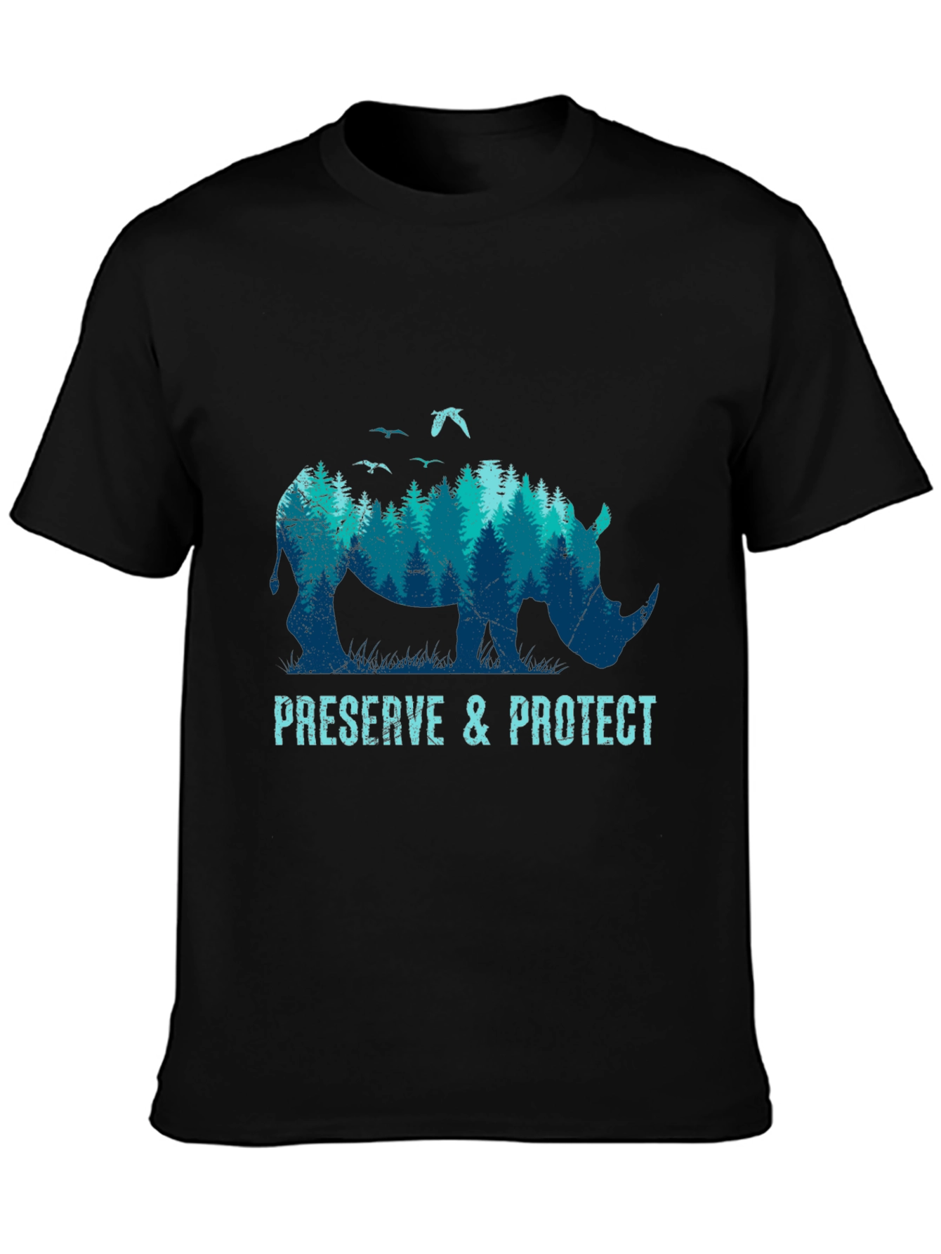 Preserve & Protect Rhino Graphic T-Shirt