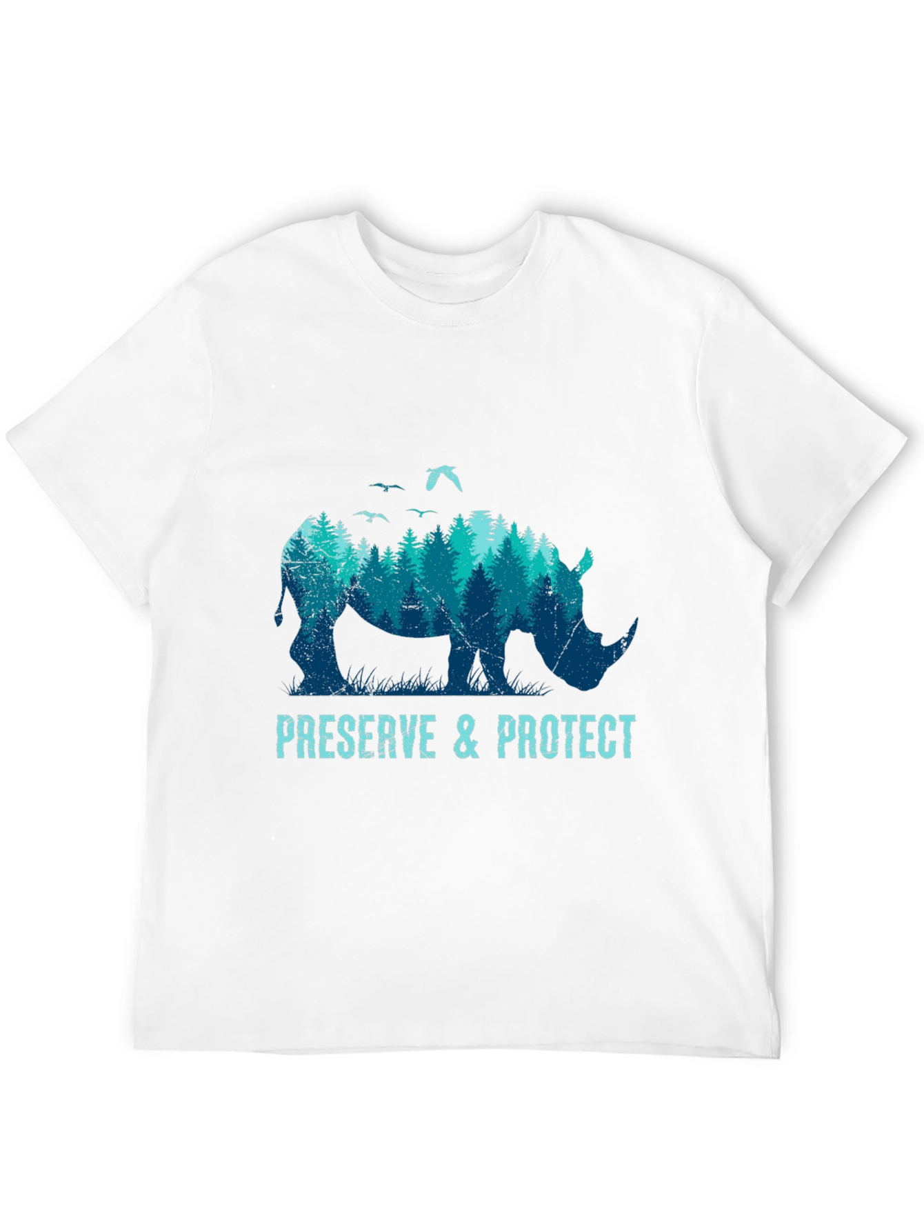 Preserve & Protect Rhino Graphic T-Shirt